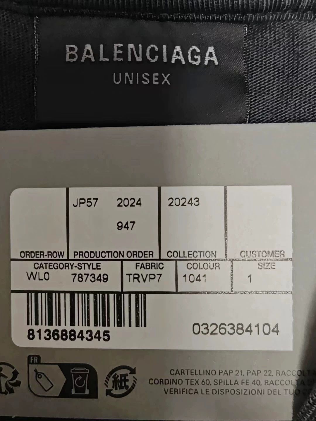 Balenciaga Balenciaga 24Fw souvenir series Belleville washed T-shirt Size US S / EU 44-46 / 1 - 4 Thumbnail