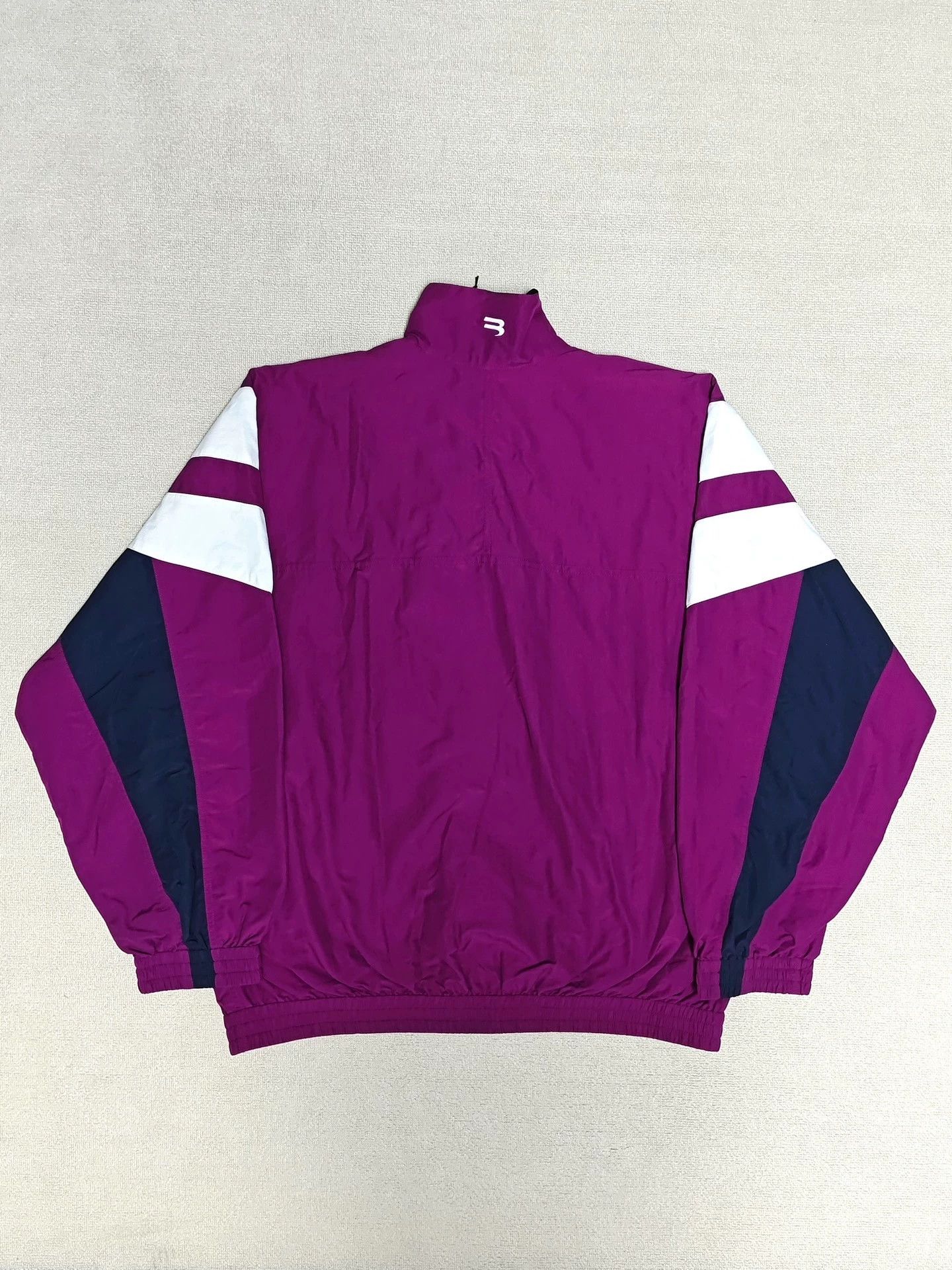Balenciaga Balenciaga 22ss show SportyB embroidered pink black color blocked nylon school uniform jacket Size US XS / EU 42 / 0 - 2 Thumbnail