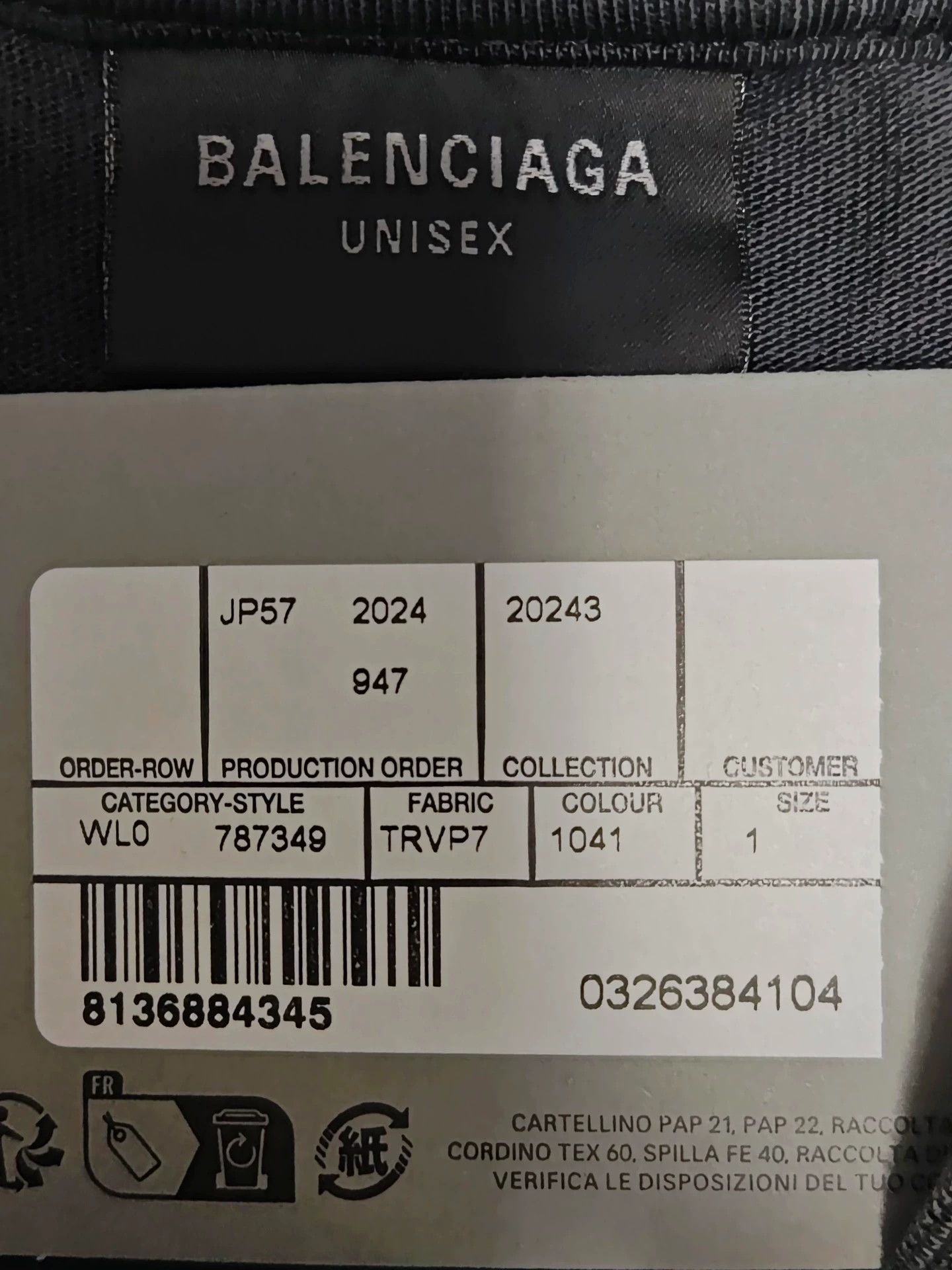 Balenciaga Balenciaga 24Fw souvenir series Belleville washed T-shirt Size US S / EU 44-46 / 1 - 4 Thumbnail