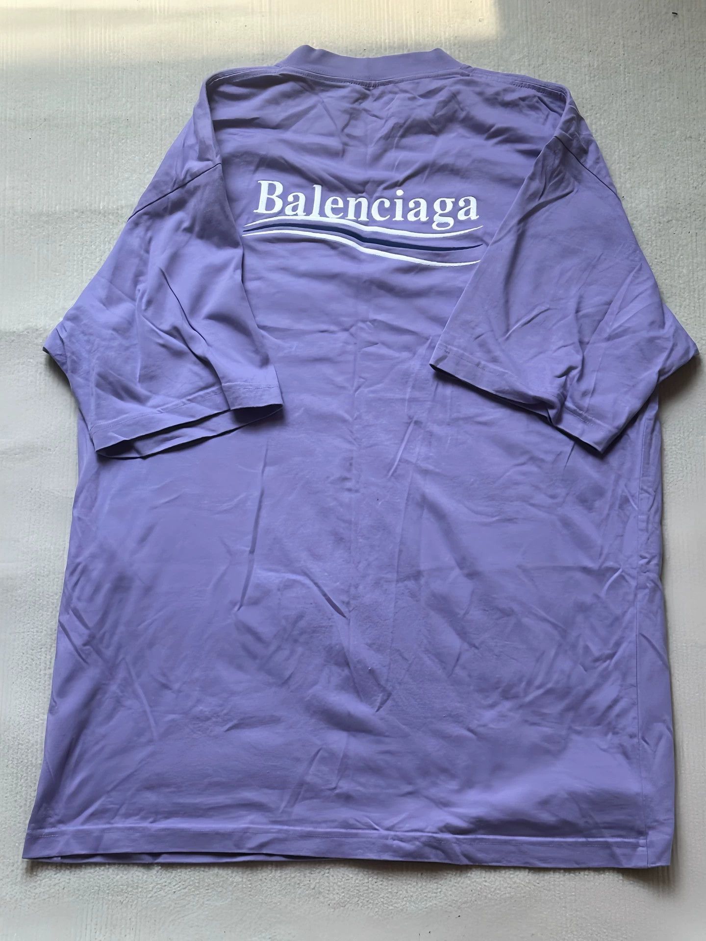 Balenciaga Balenciaga Wave Cola Embroidered Logo Short Sleeve Size US S / EU 44-46 / 1 - 2 Thumbnail