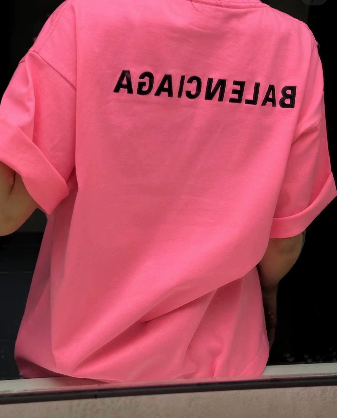Balenciaga Balenciaga pink tee Size US L / EU 52-54 / 3 - 5 Thumbnail