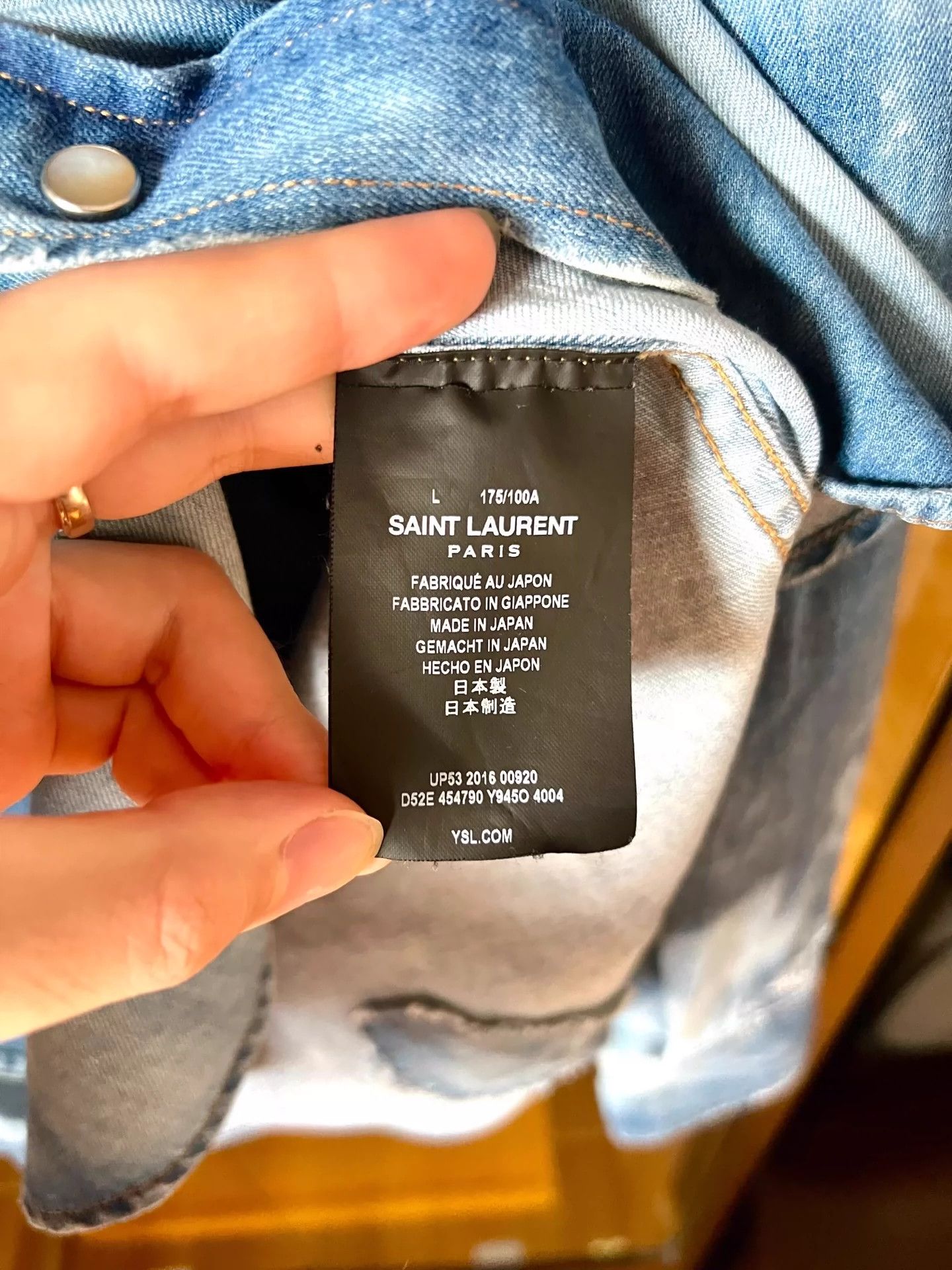 Saint Laurent Paris Saint Laurent Paris Carved shirt Size US L / EU 52-54 / 3 - 5 Thumbnail
