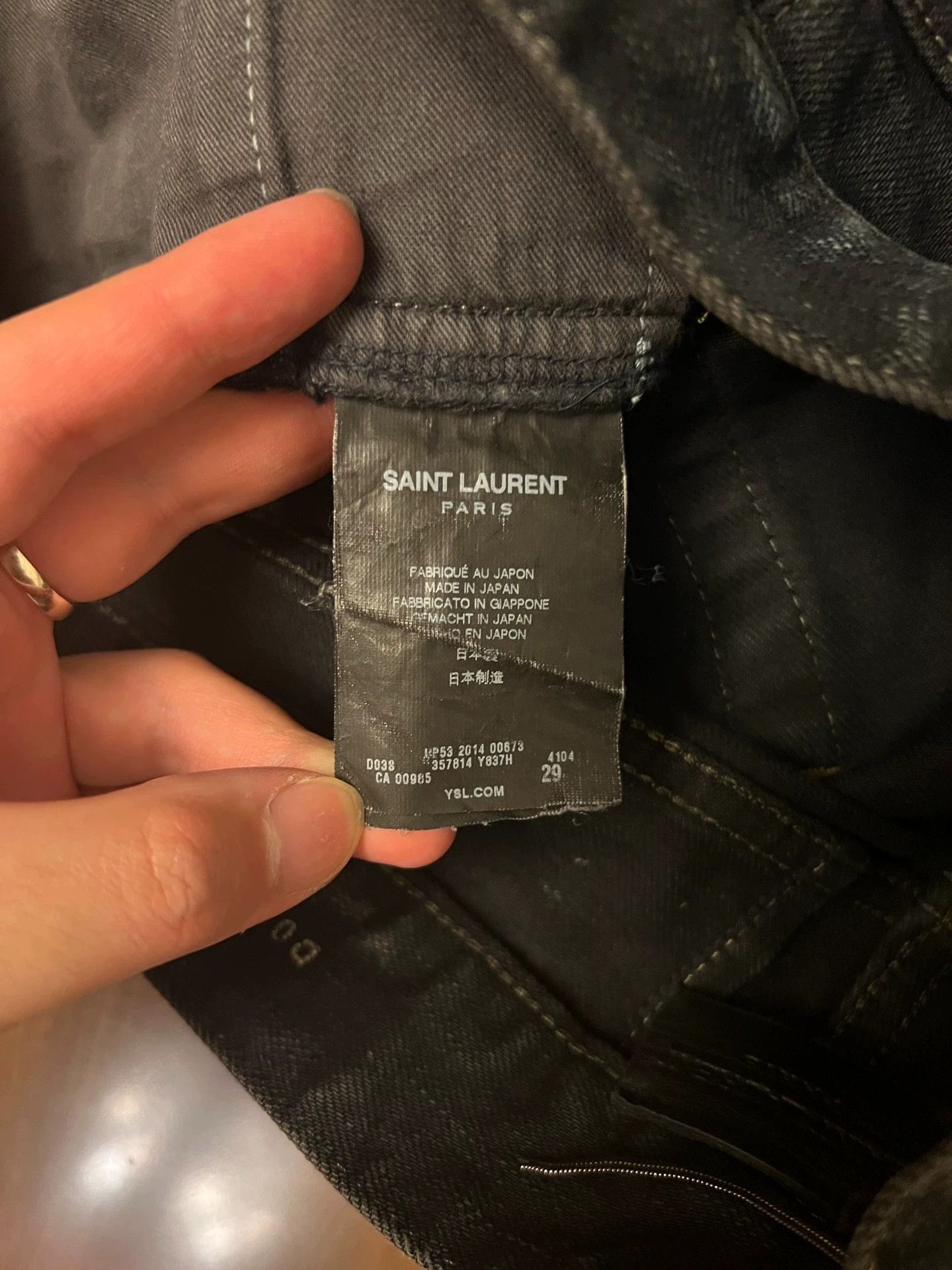 Saint Laurent Paris Saint Laurent Paris Destroy jeans Size US 29 - 5 Thumbnail