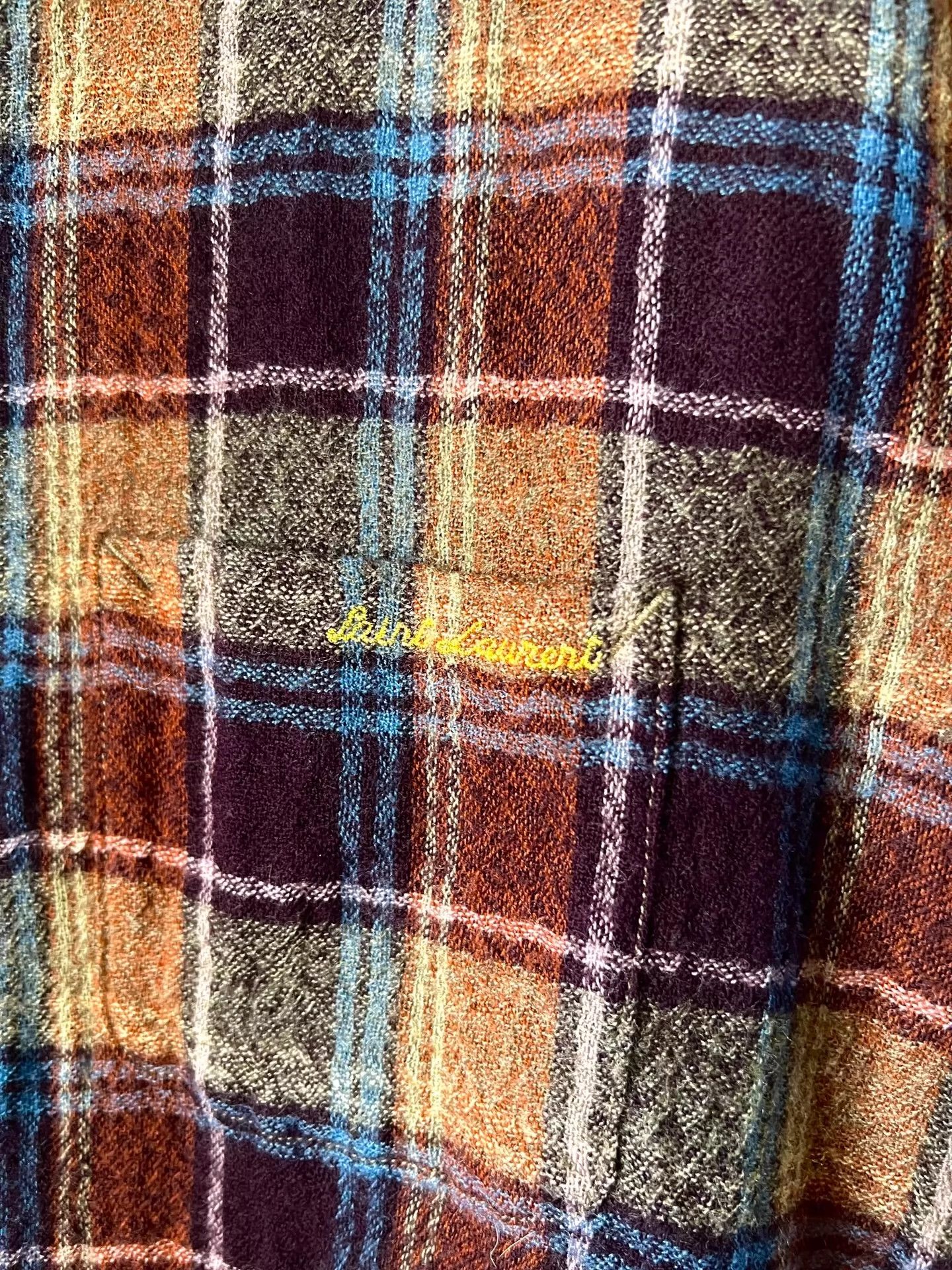 Saint Laurent Paris Saint Laurent Paris Plaid shirt Size US L / EU 52-54 / 3 - 4 Thumbnail