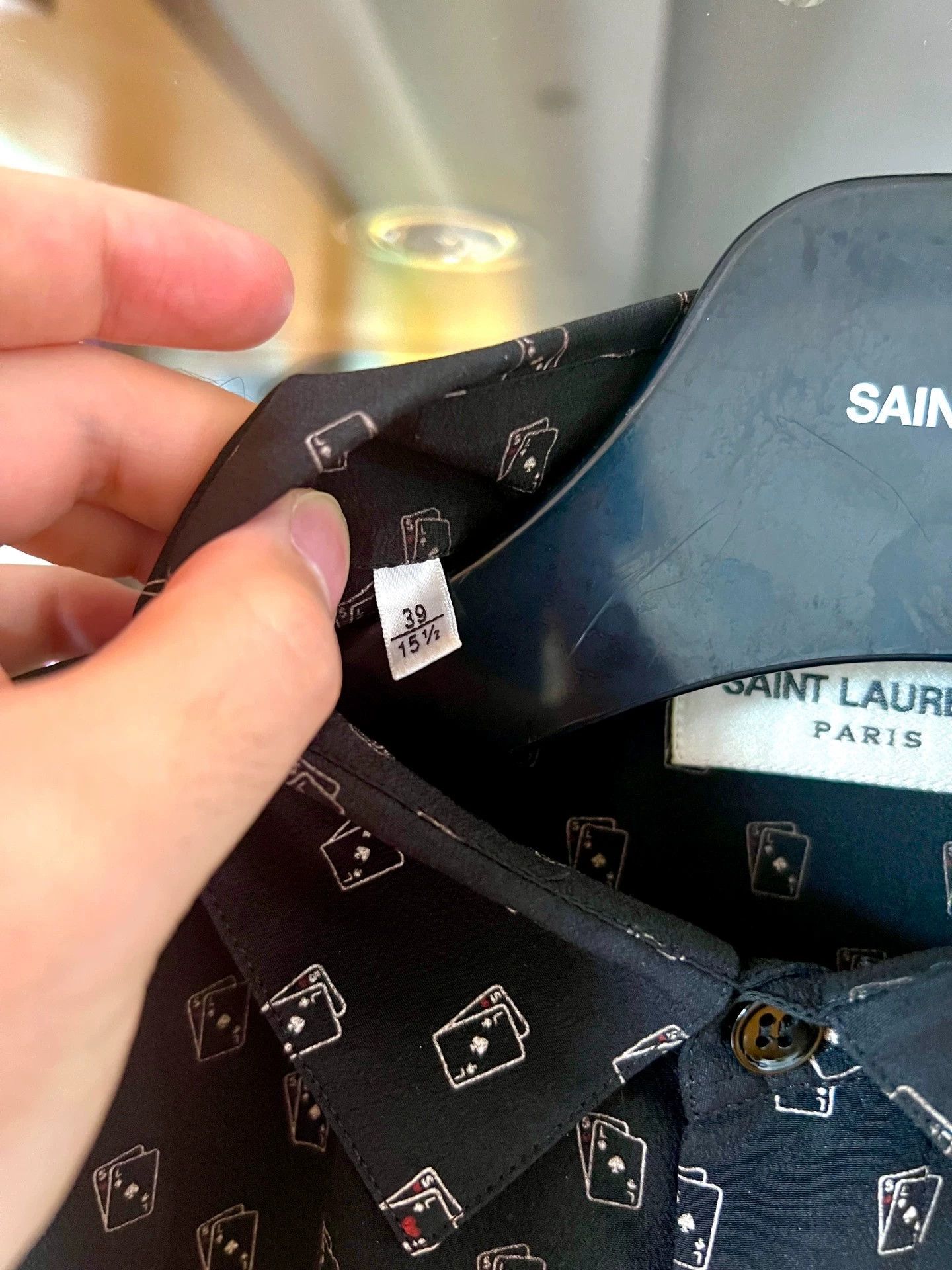 Saint Laurent Paris Saint Laurent Paris Silk shirt Size US M / EU 48-50 / 2 - 4 Thumbnail