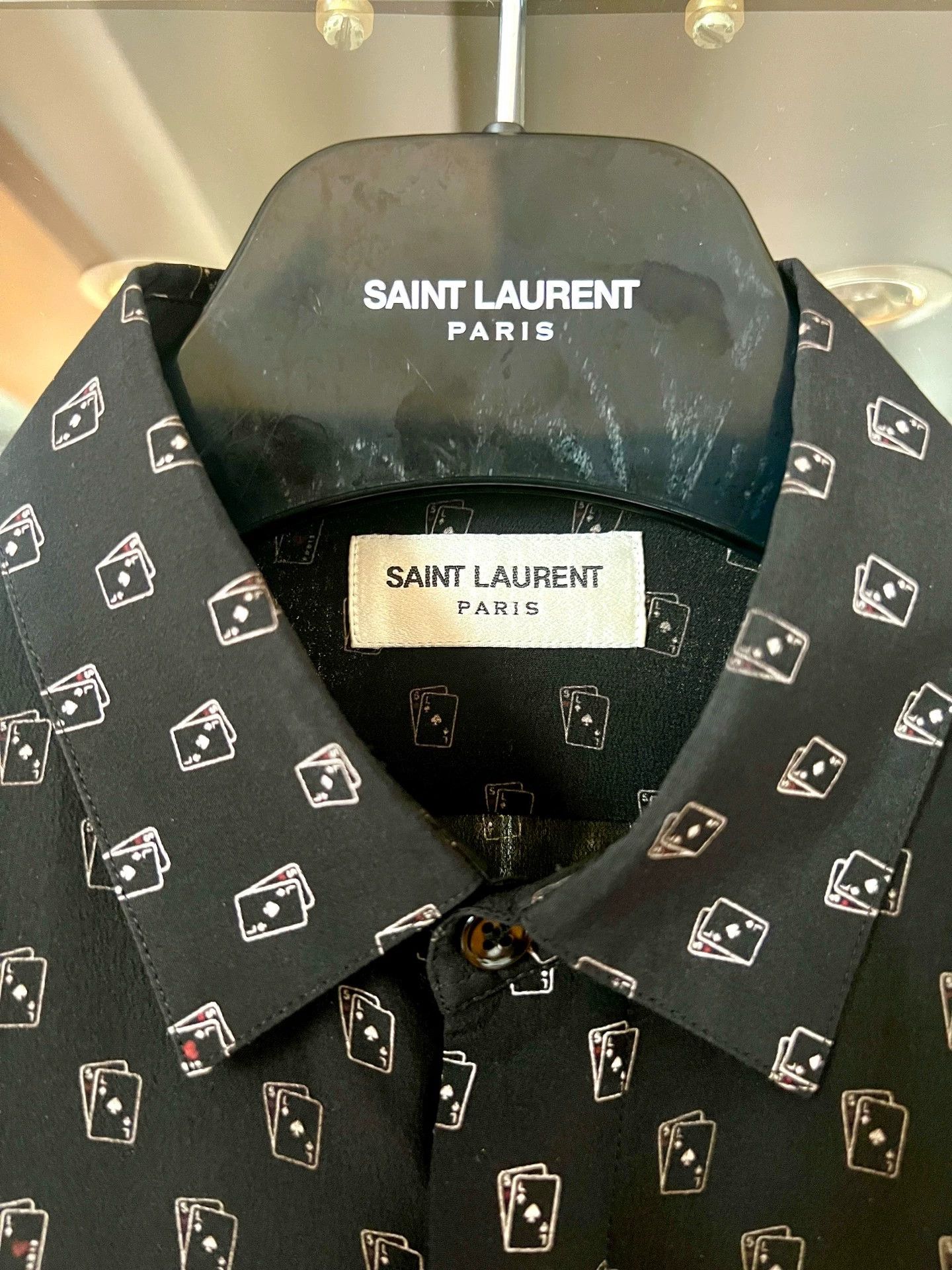 Saint Laurent Paris Saint Laurent Paris Silk shirt Size US M / EU 48-50 / 2 - 3 Thumbnail