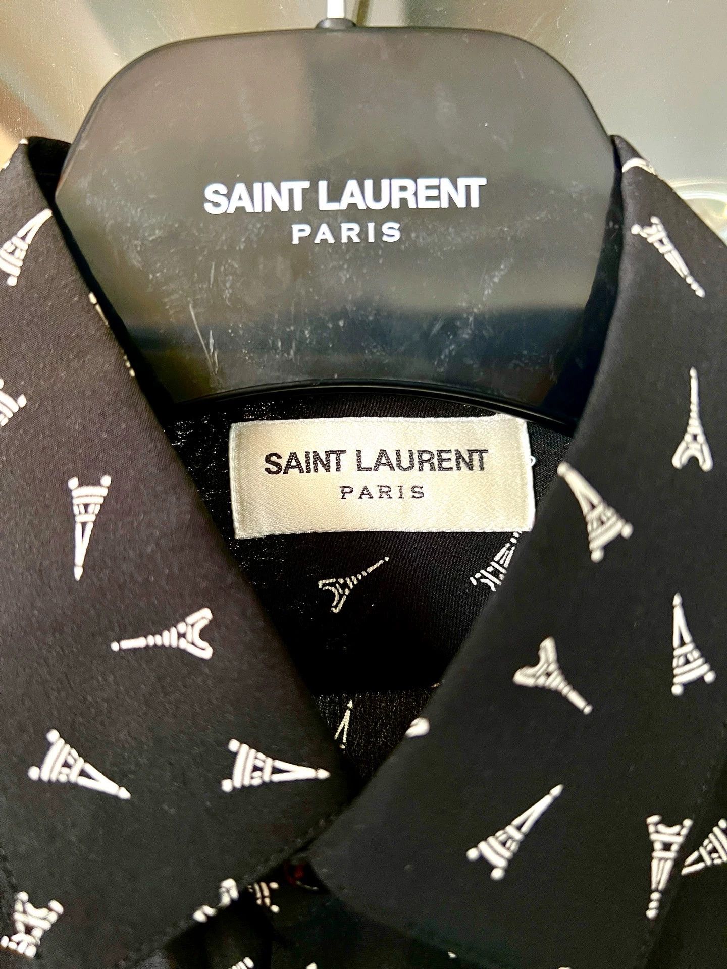 Saint Laurent Paris Saint Laurent Paris Mulberry silk shirt Size US M / EU 48-50 / 2 - 3 Thumbnail
