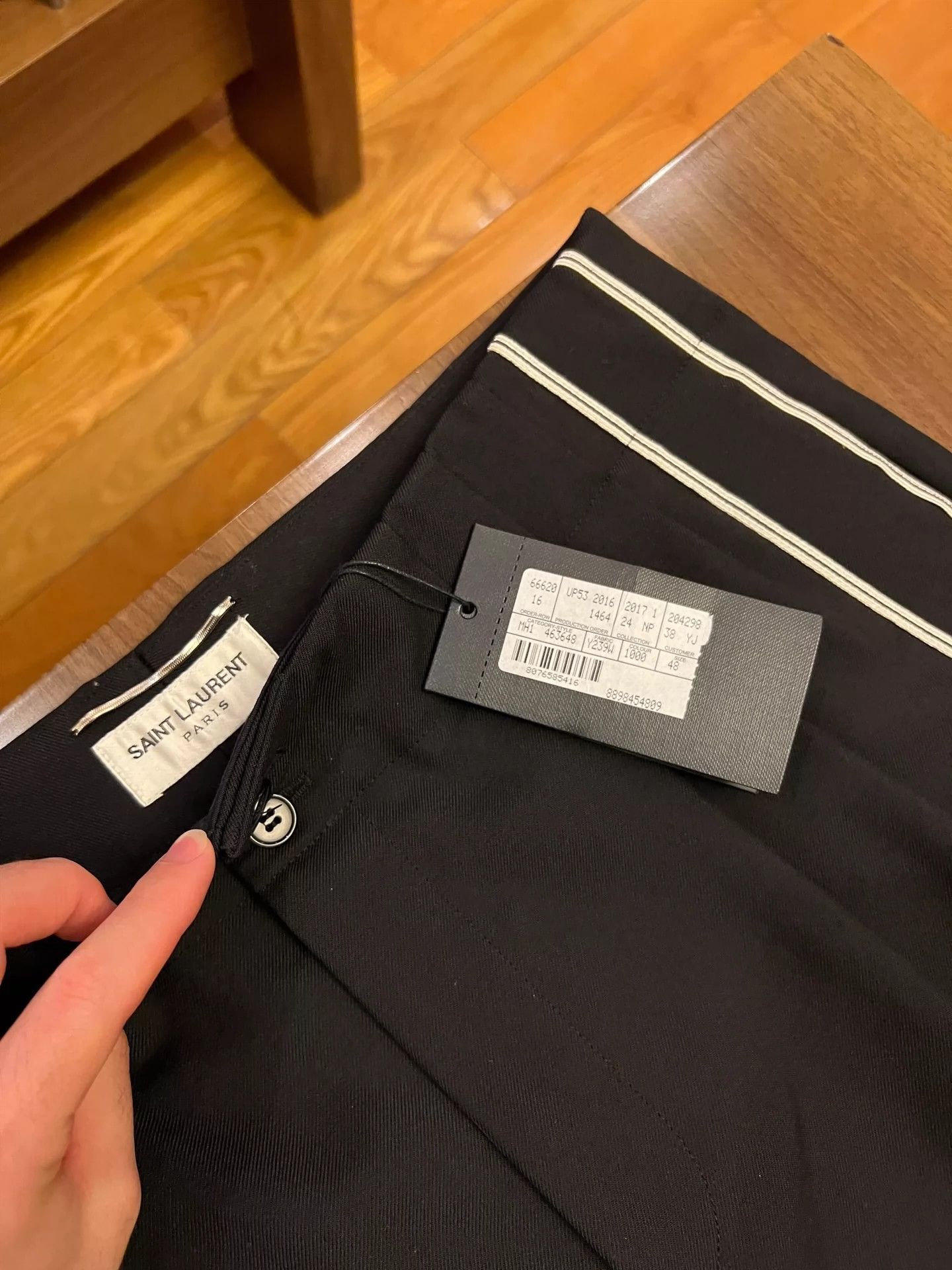 Saint Laurent Paris Saint Laurent Paris Organ trousers and casual pants Size US 44 / EU 60 - 3 Thumbnail