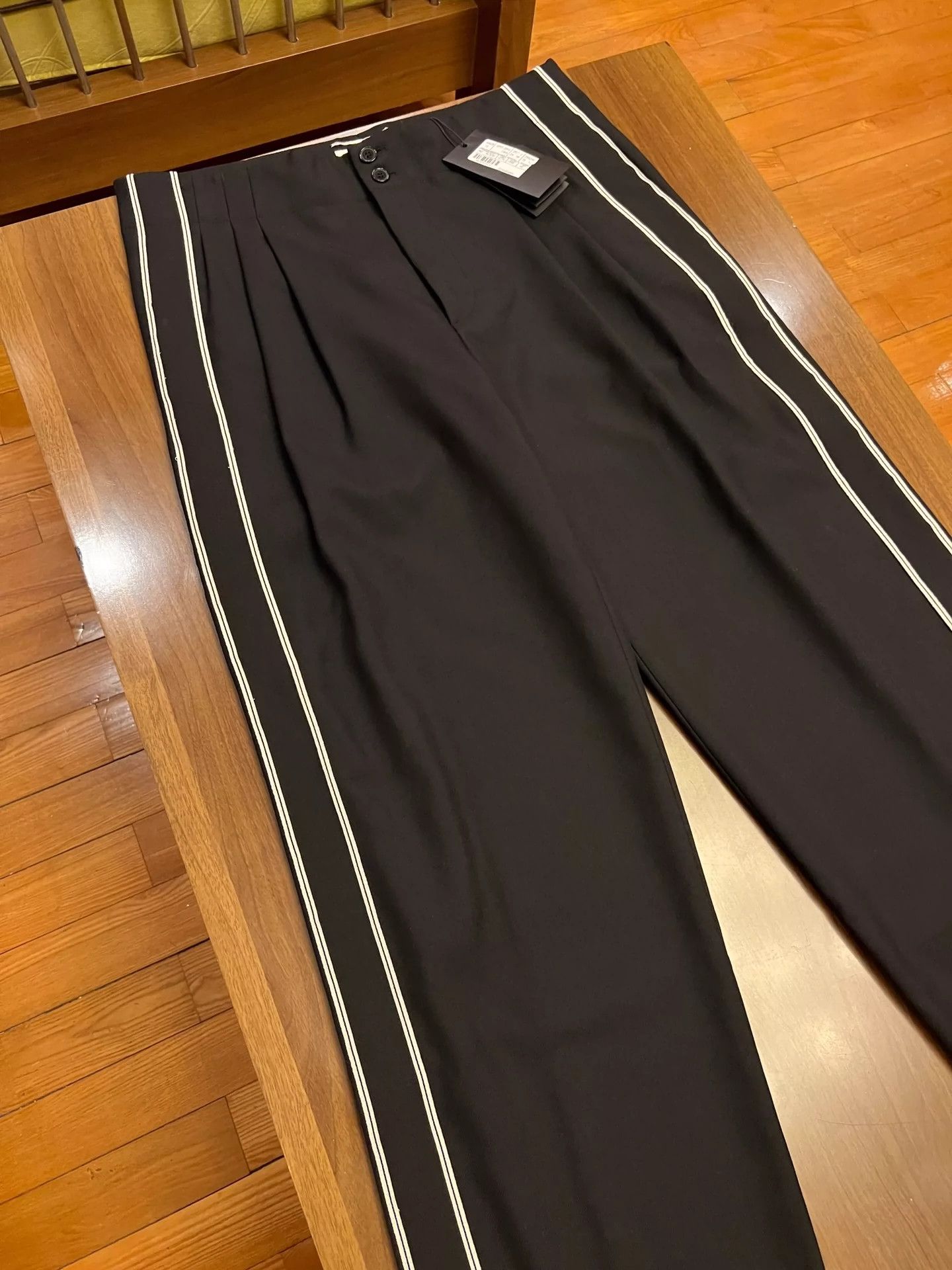 Saint Laurent Paris Saint Laurent Paris Organ trousers and casual pants Size US 44 / EU 60 - 2 Thumbnail