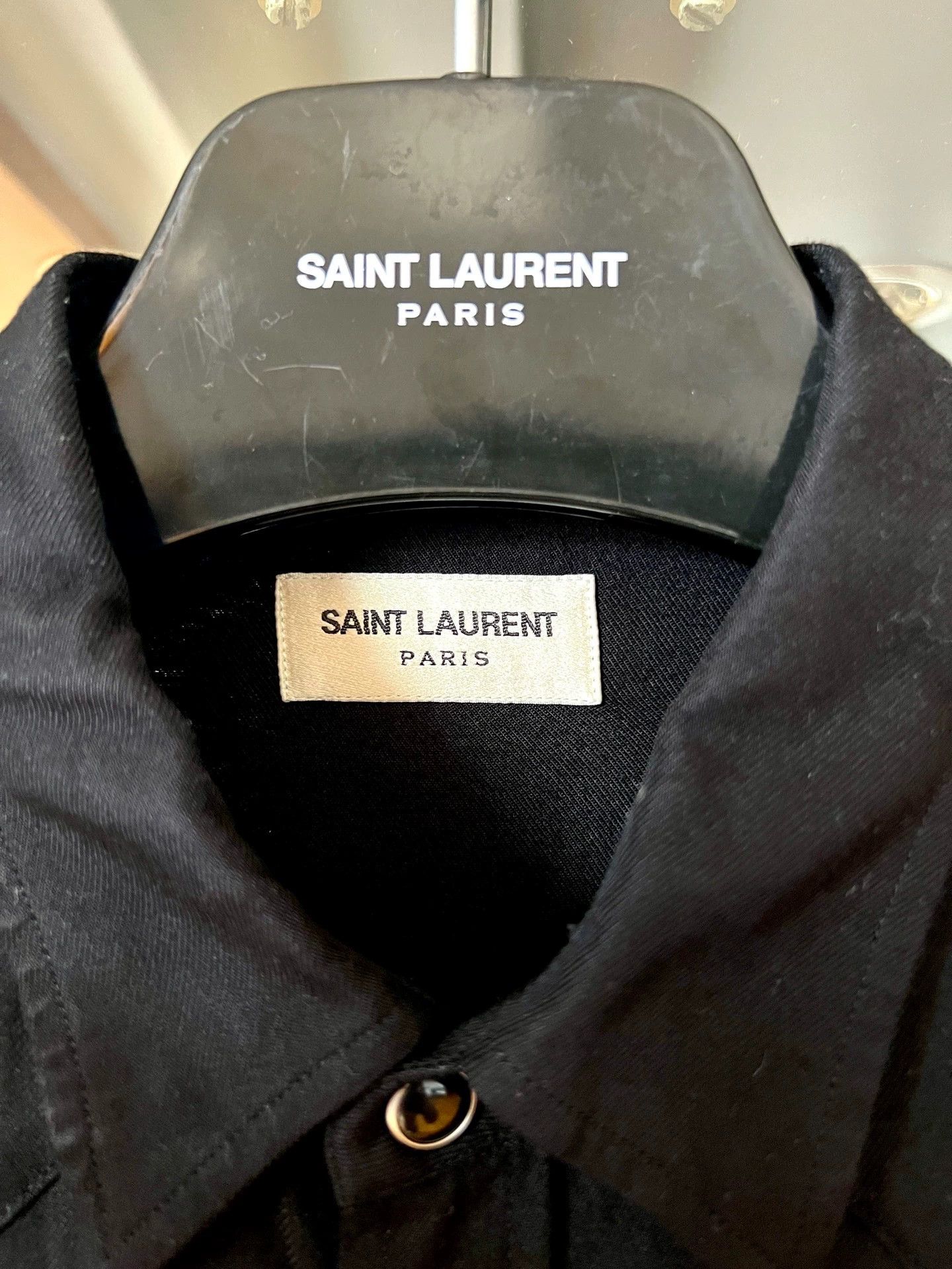 Saint Laurent Paris Saint Laurent Paris Star shirt Size US L / EU 52-54 / 3 - 2 Thumbnail