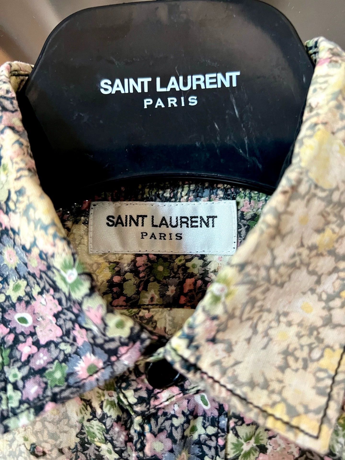 Saint Laurent Paris Saint Laurent Paris Floral fringed shirt Size US S / EU 44-46 / 1 - 3 Thumbnail