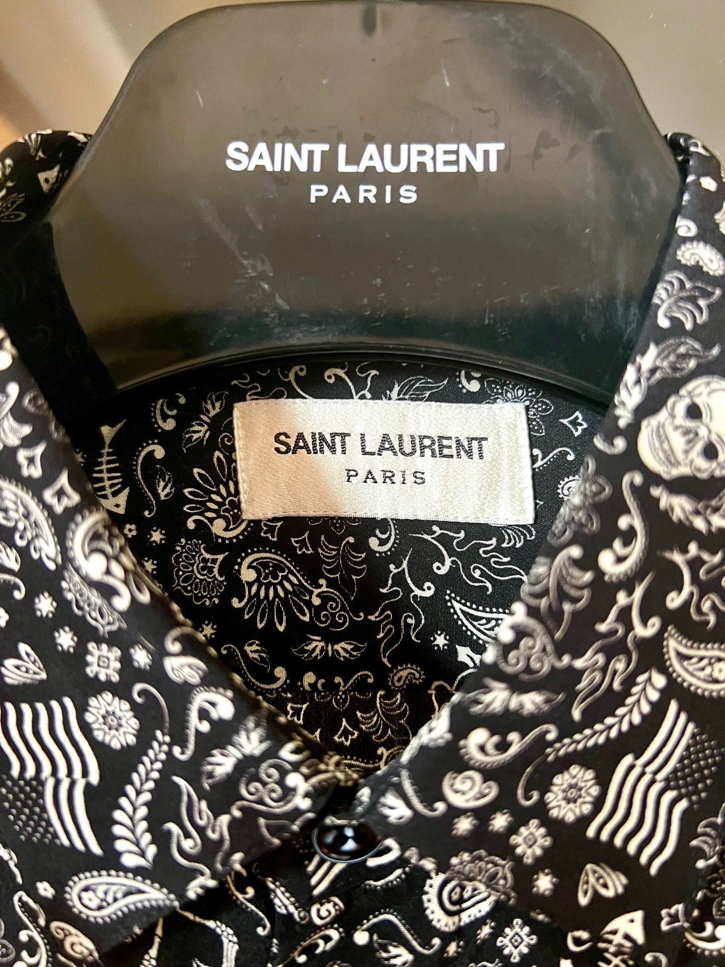 Saint Laurent Paris Saint Laurent Paris Mulberry silk shirt Size US S / EU 44-46 / 1 - 3 Thumbnail