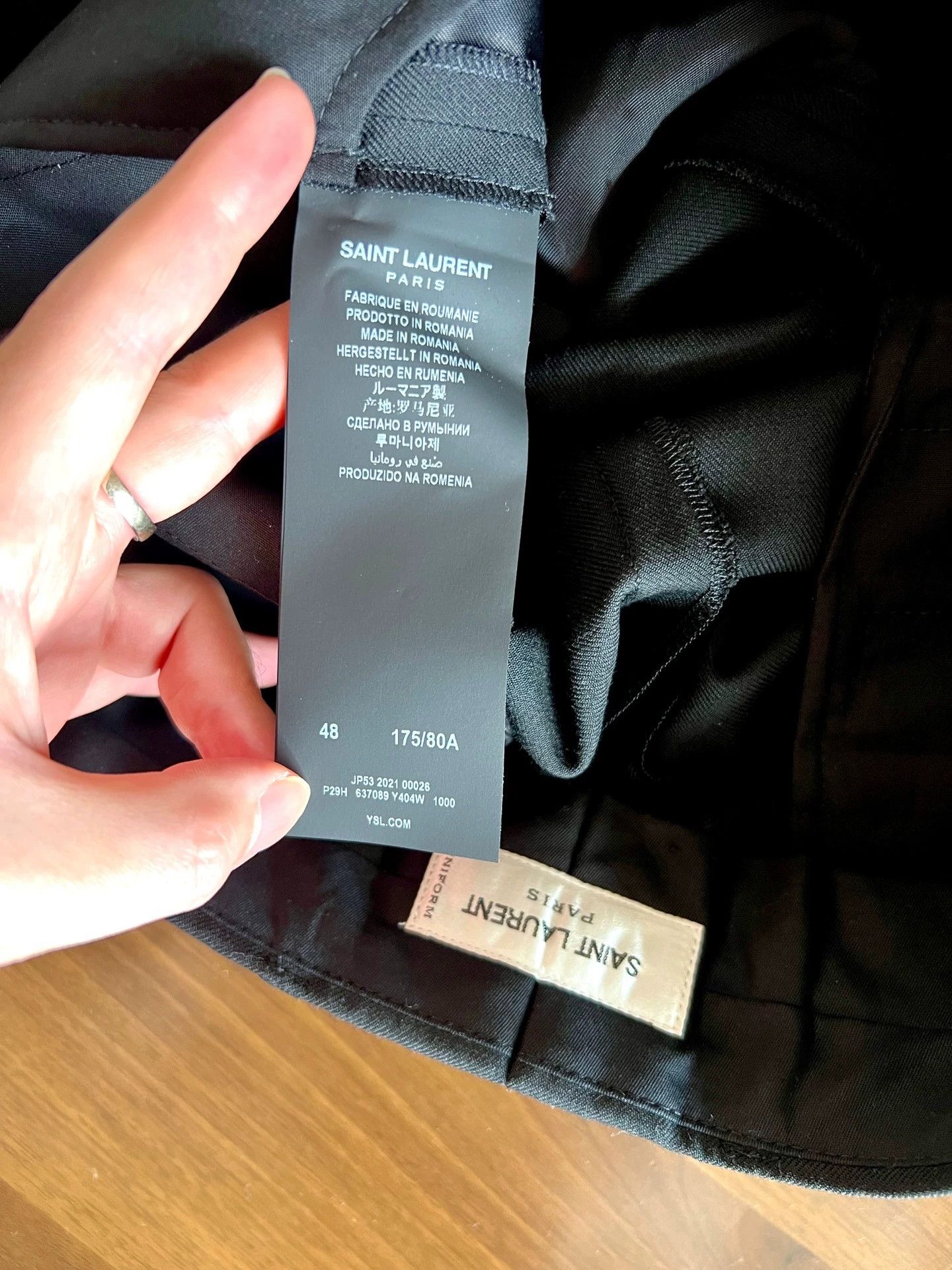 Saint Laurent Paris Saint Laurent Paris Basic trousers Size US 44 / EU 60 - 3 Thumbnail