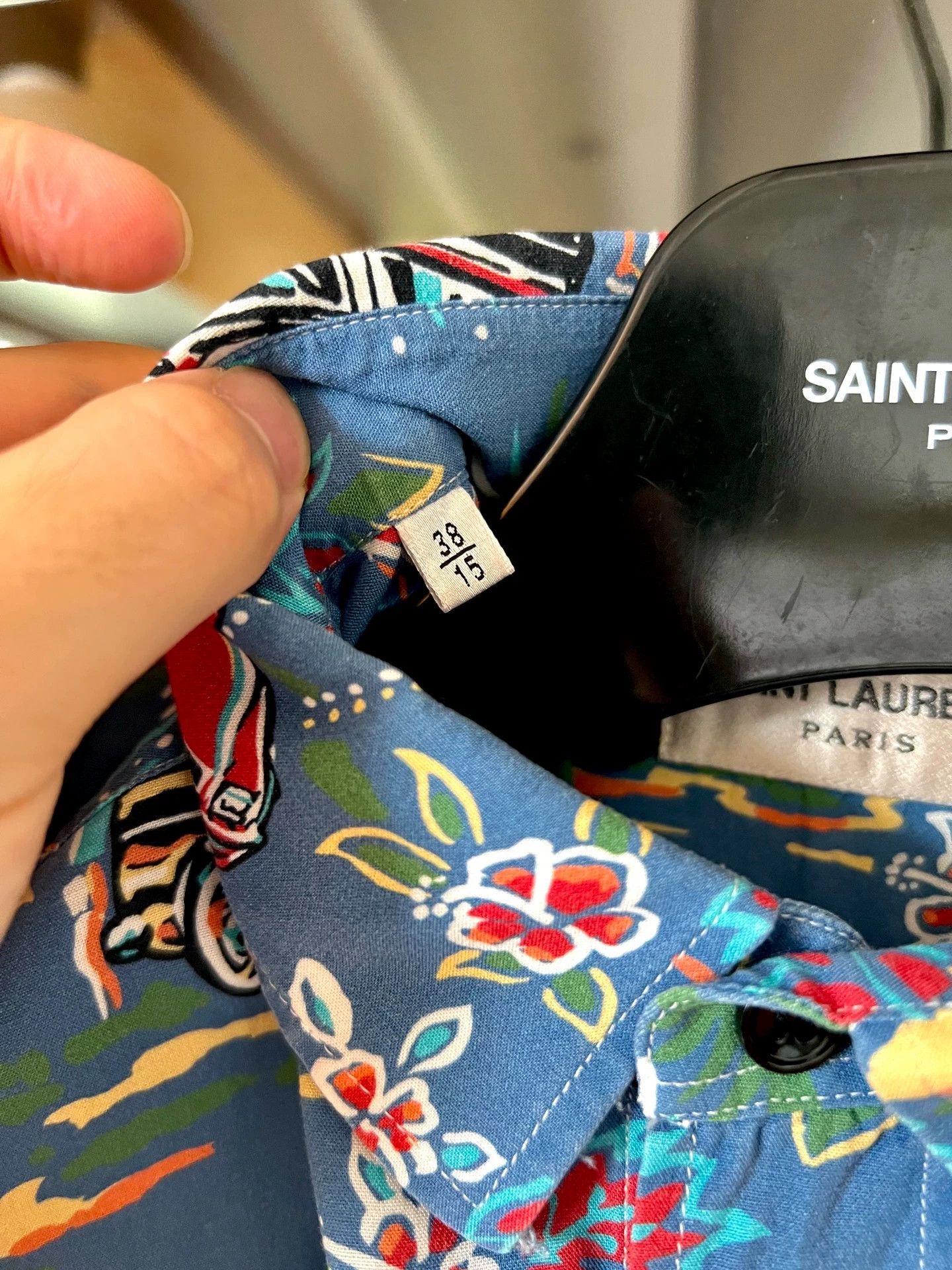 Saint Laurent Paris Saint Laurent Paris Silk shirt Size US M / EU 48-50 / 2 - 4 Thumbnail