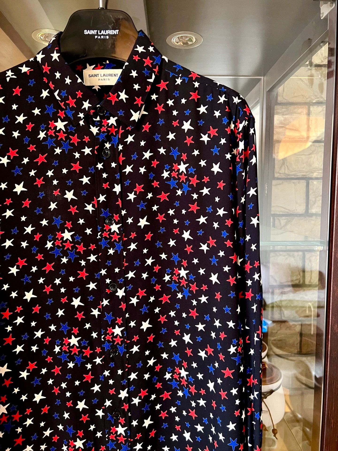 Saint Laurent Paris Saint Laurent Paris Star shirt Size US M / EU 48-50 / 2 - 2 Thumbnail