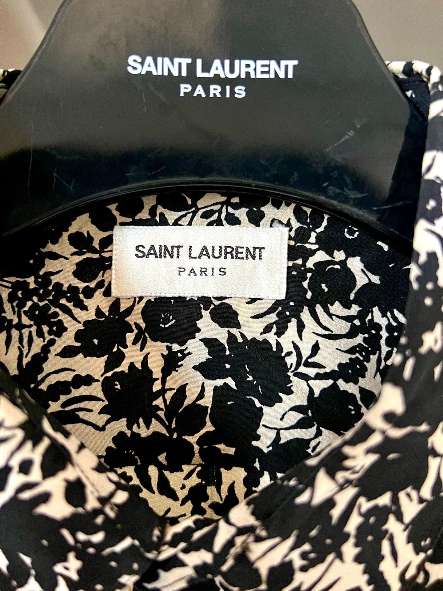 Saint Laurent Paris Saint Laurent Paris Mulberry silk floral shirt Size US L / EU 52-54 / 3 - 3 Thumbnail