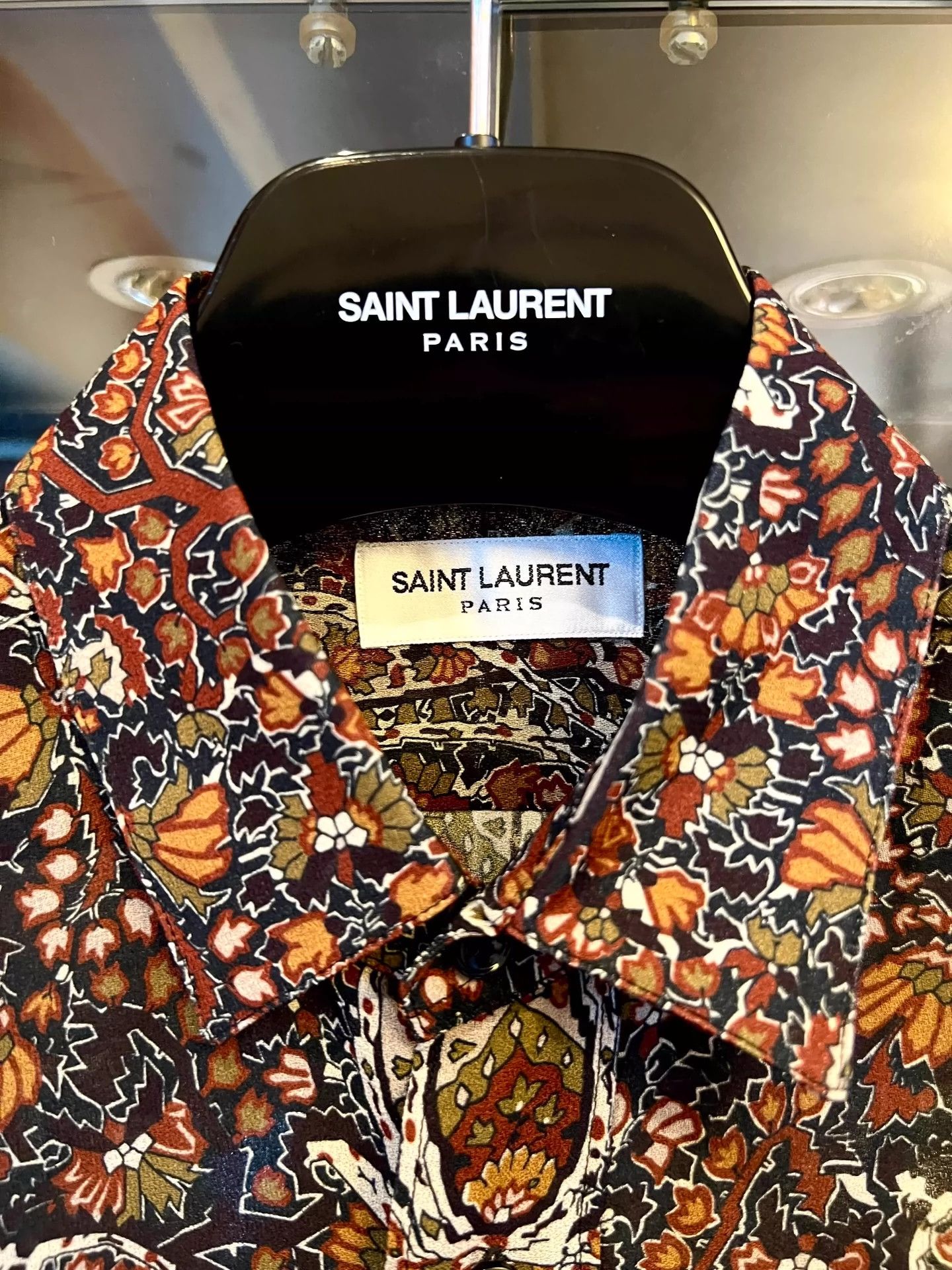Saint Laurent Paris Saint Laurent Paris Silk shirt Size US M / EU 48-50 / 2 - 3 Thumbnail