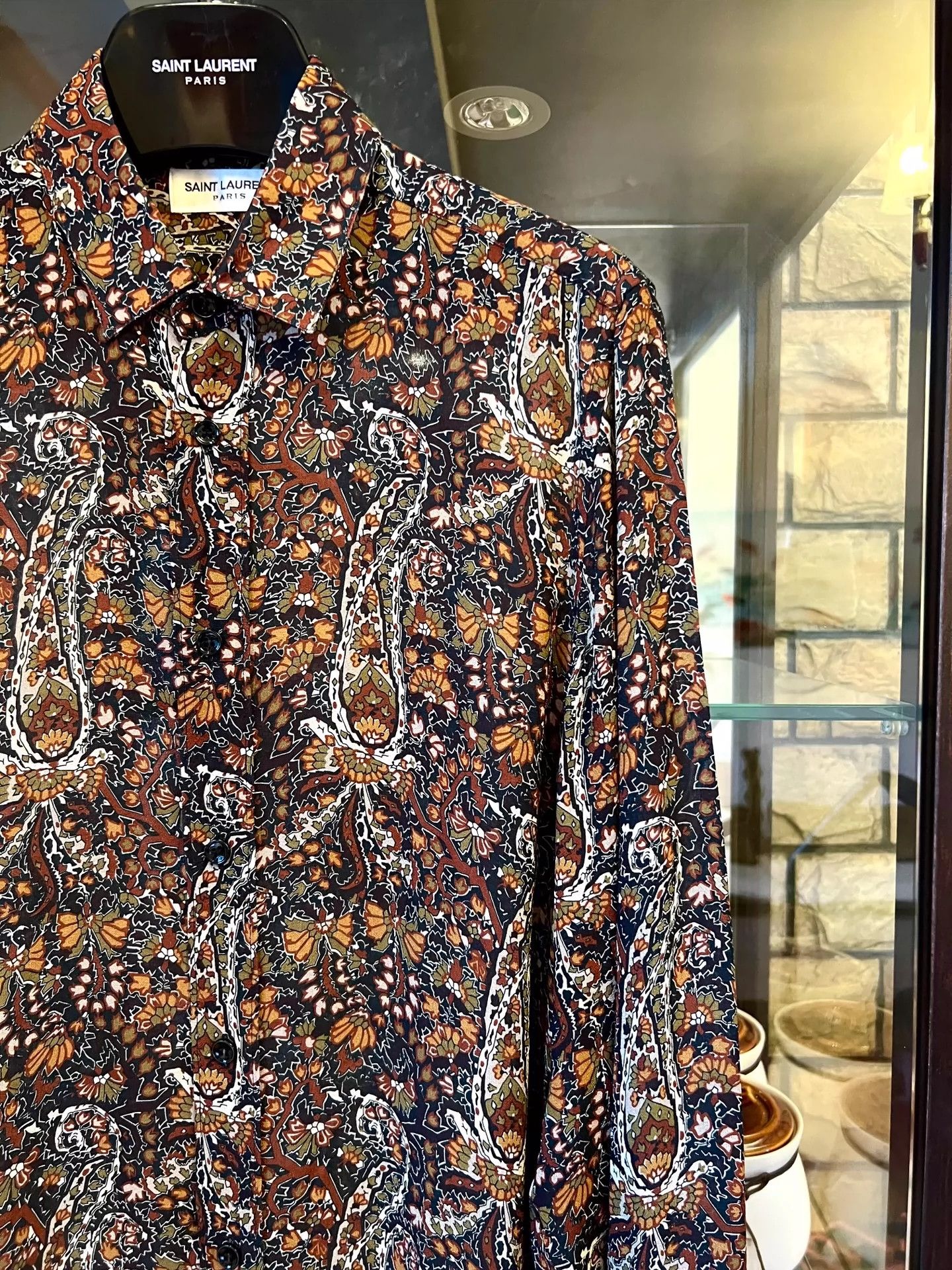 Saint Laurent Paris Saint Laurent Paris Silk shirt Size US M / EU 48-50 / 2 - 2 Thumbnail