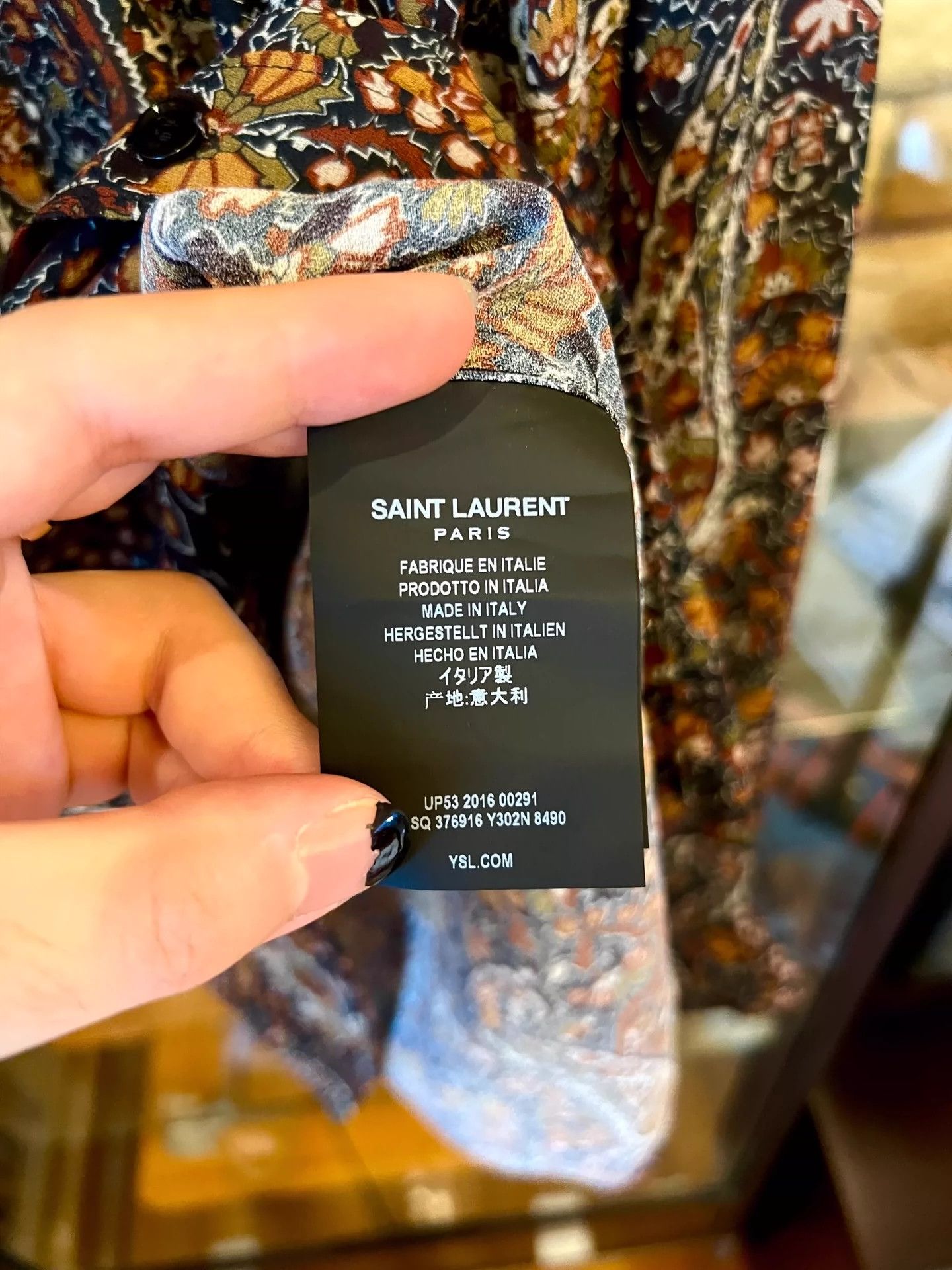 Saint Laurent Paris Saint Laurent Paris Silk shirt Size US M / EU 48-50 / 2 - 6 Thumbnail