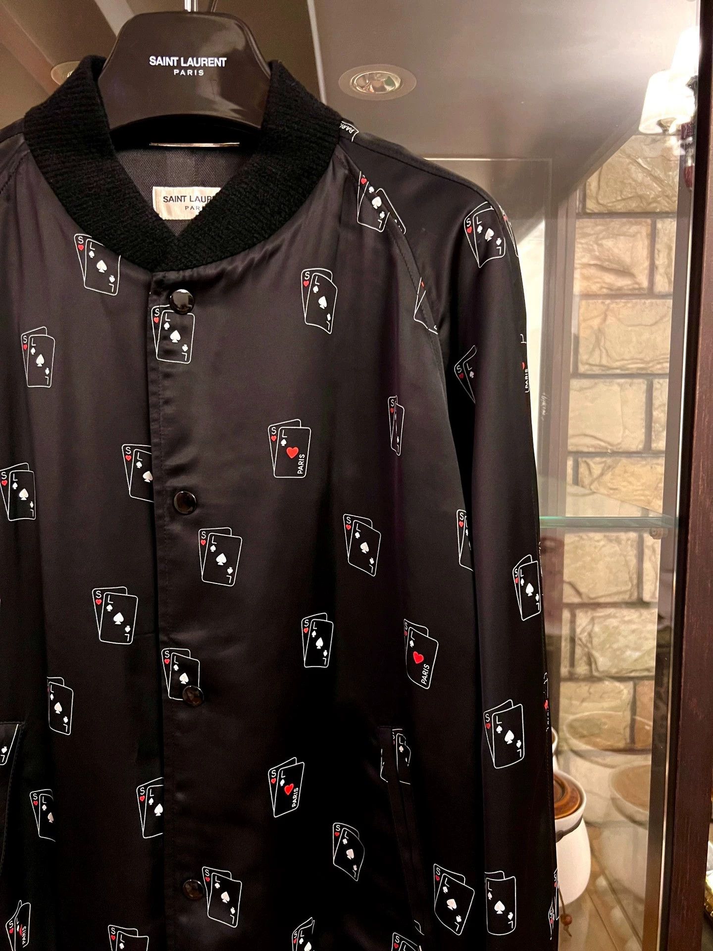 Saint Laurent Paris Saint Laurent Paris Poker card jacket Size US XL / EU 56 / 4 - 2 Thumbnail