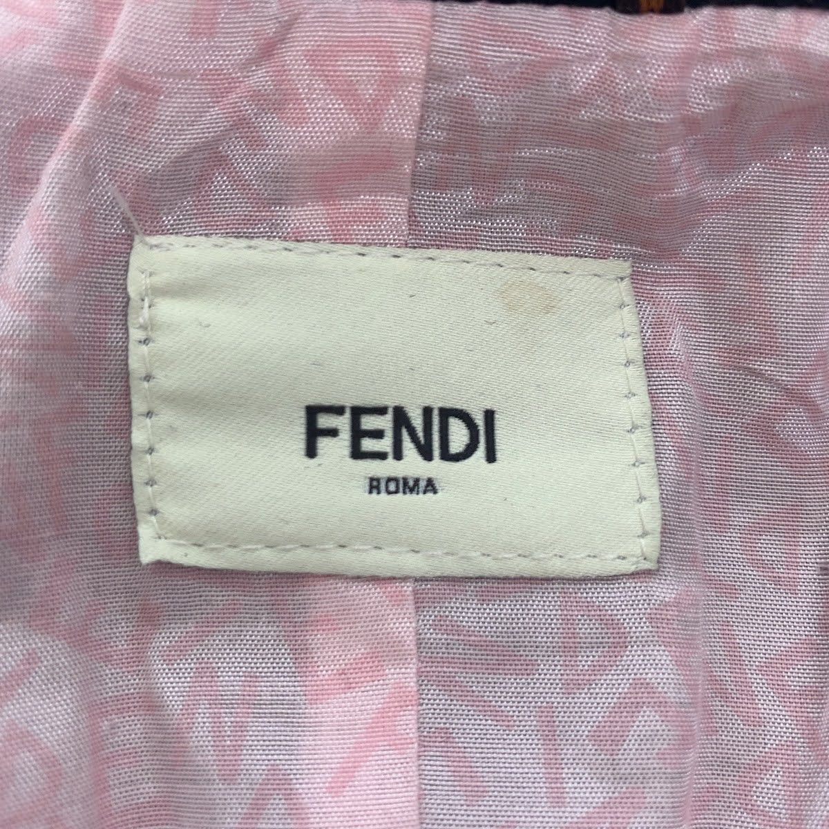Fendi Fendi Fendi Wool Rayon Peacoat Frill Coat Kids Canvas Outerwear Size ONE SIZE - 6 Thumbnail