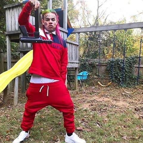 6ix9ine tommy deals hilfiger sweater