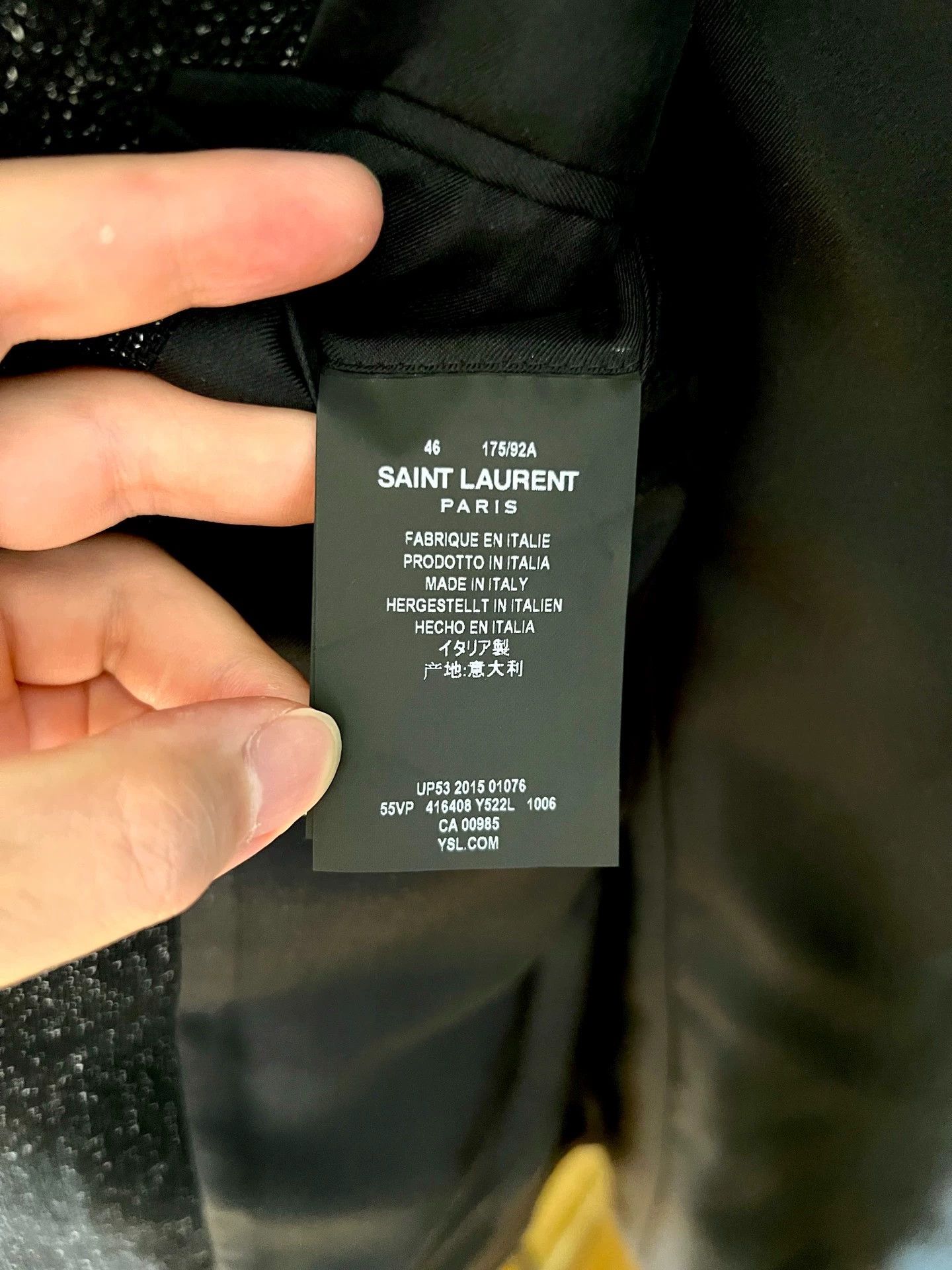 Saint Laurent Paris Saint Laurent Paris Snowflake suit Size US S / EU 44-46 / 1 - 5 Thumbnail