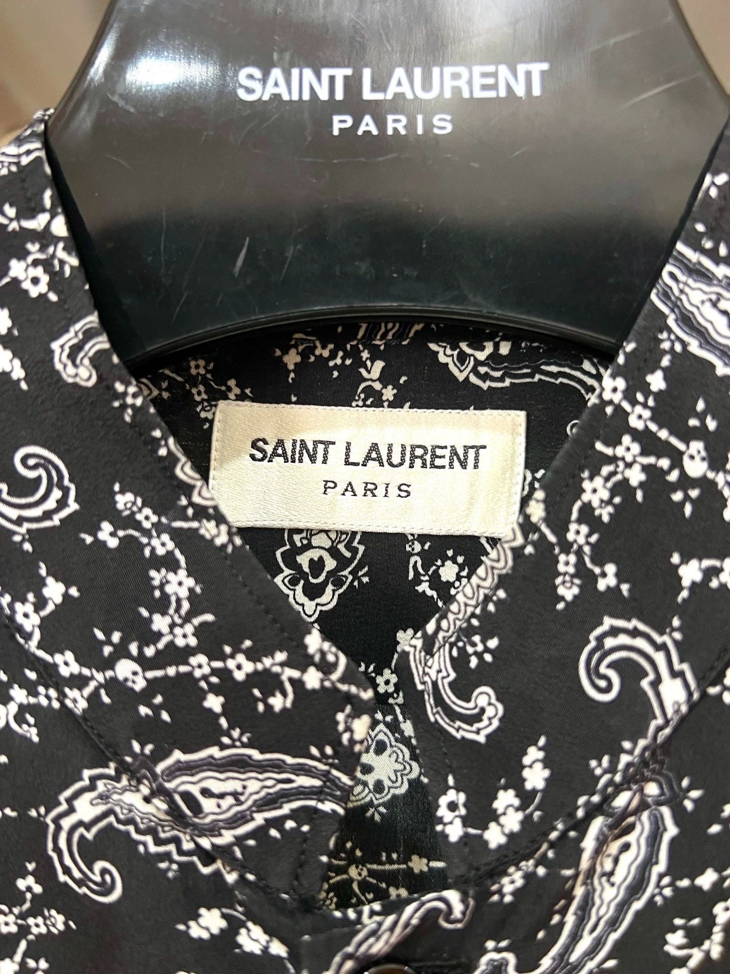 Saint Laurent Paris Saint Laurent Paris Cashew flower shirt Size US M / EU 48-50 / 2 - 3 Thumbnail