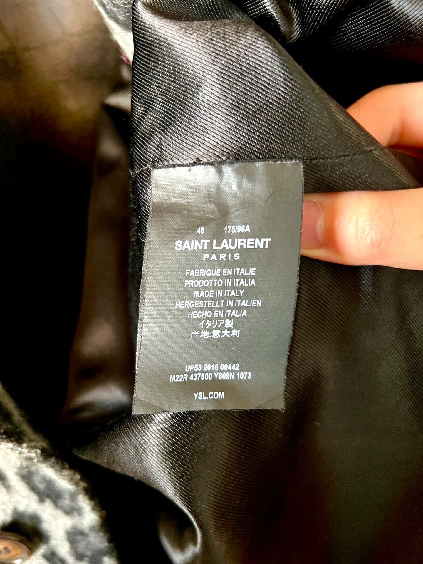 Saint Laurent Paris Saint Laurent Paris Strap coat Size US M / EU 48-50 / 2 - 5 Thumbnail
