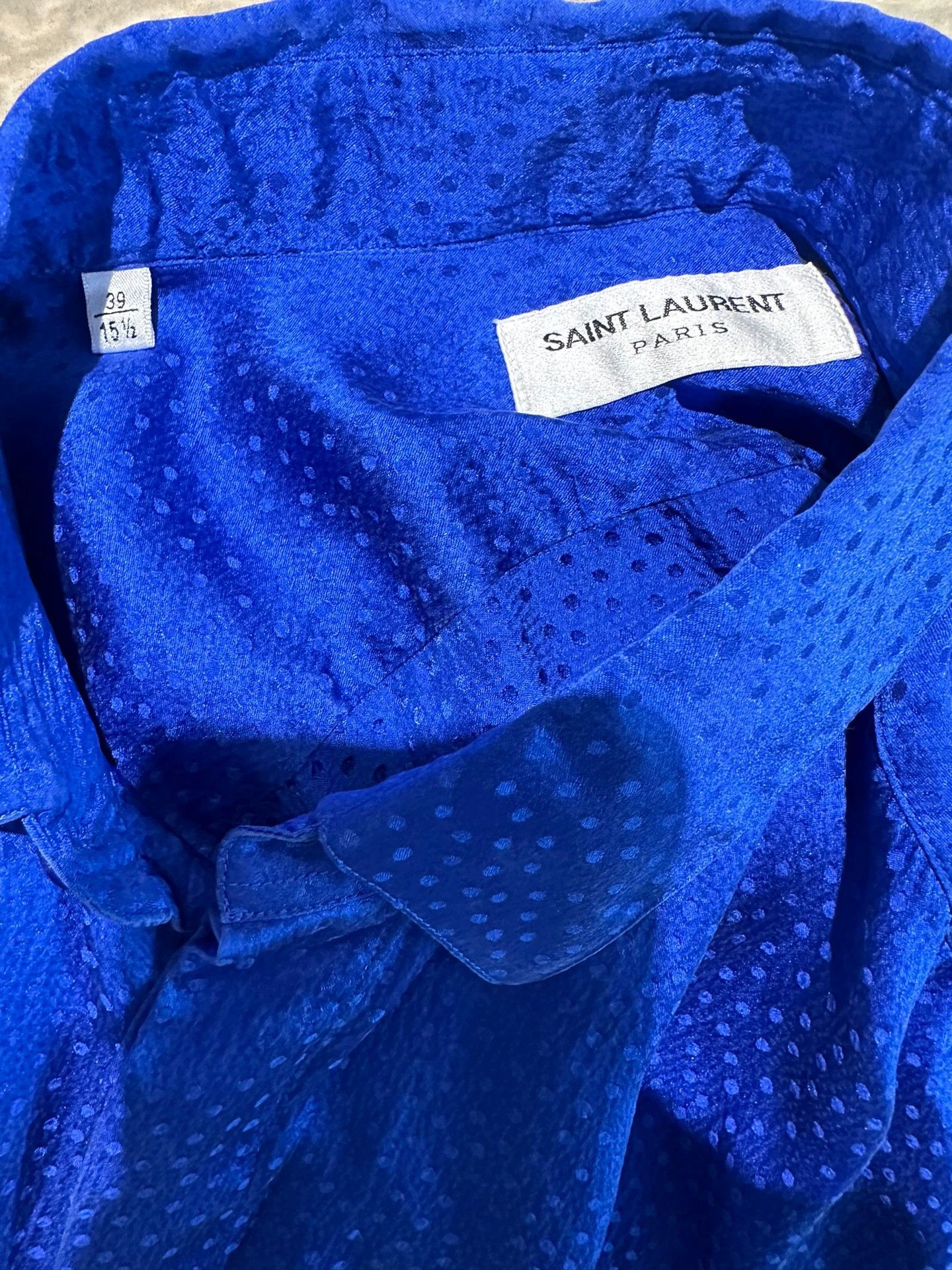 Saint Laurent Paris Saint Laurent Paris Mulberry silk shirt Size US L / EU 52-54 / 3 - 3 Thumbnail