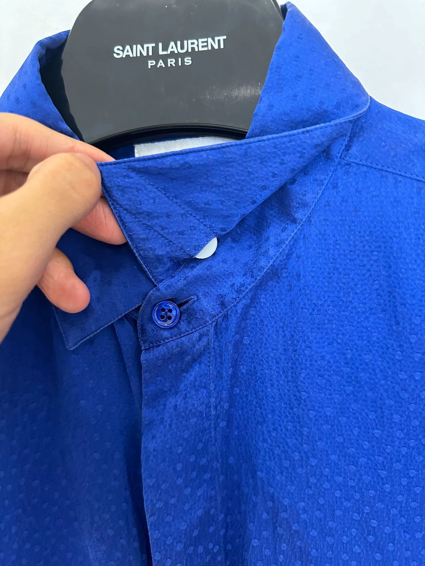 Saint Laurent Paris Saint Laurent Paris Mulberry silk shirt Size US L / EU 52-54 / 3 - 4 Thumbnail
