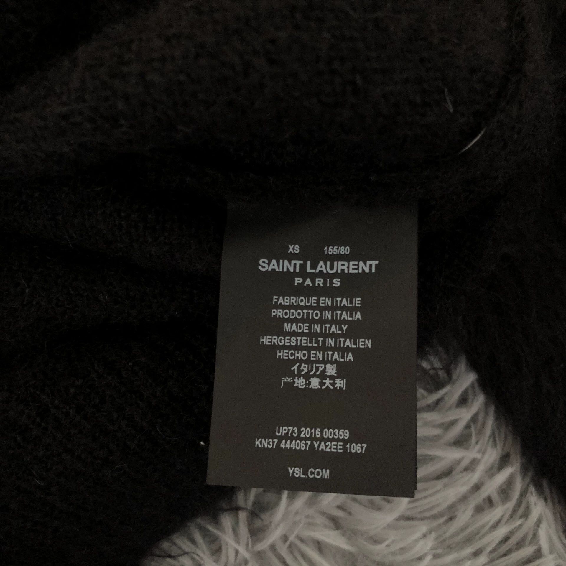 Saint Laurent Paris Saint Laurent Paris 16fw sequin embroidered cardigan jacket Size US XS / EU 42 / 0 - 4 Thumbnail