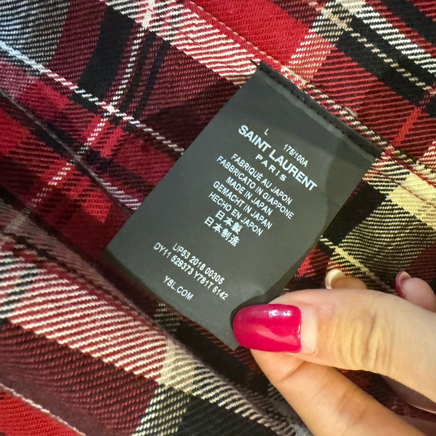 Saint Laurent Paris Saint Laurent Paris shirt Size US L / EU 52-54 / 3 - 3 Thumbnail