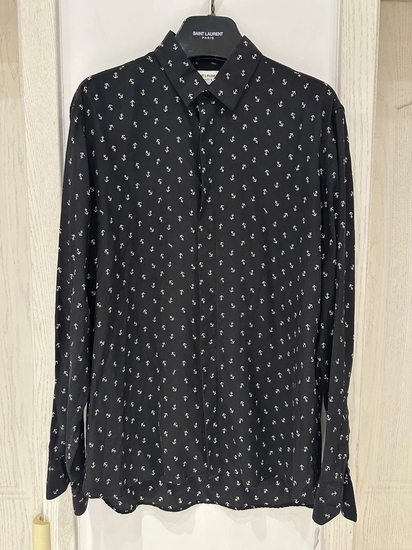 Saint Laurent Paris Saint Laurent Paris shirt Size US M / EU 48-50 / 2 - 2 Thumbnail