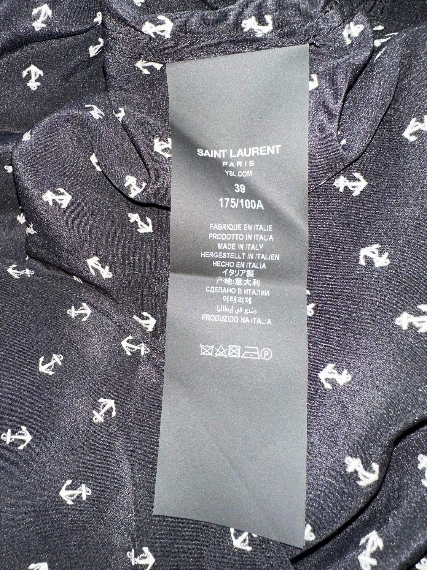 Saint Laurent Paris Saint Laurent Paris shirt Size US M / EU 48-50 / 2 - 6 Thumbnail