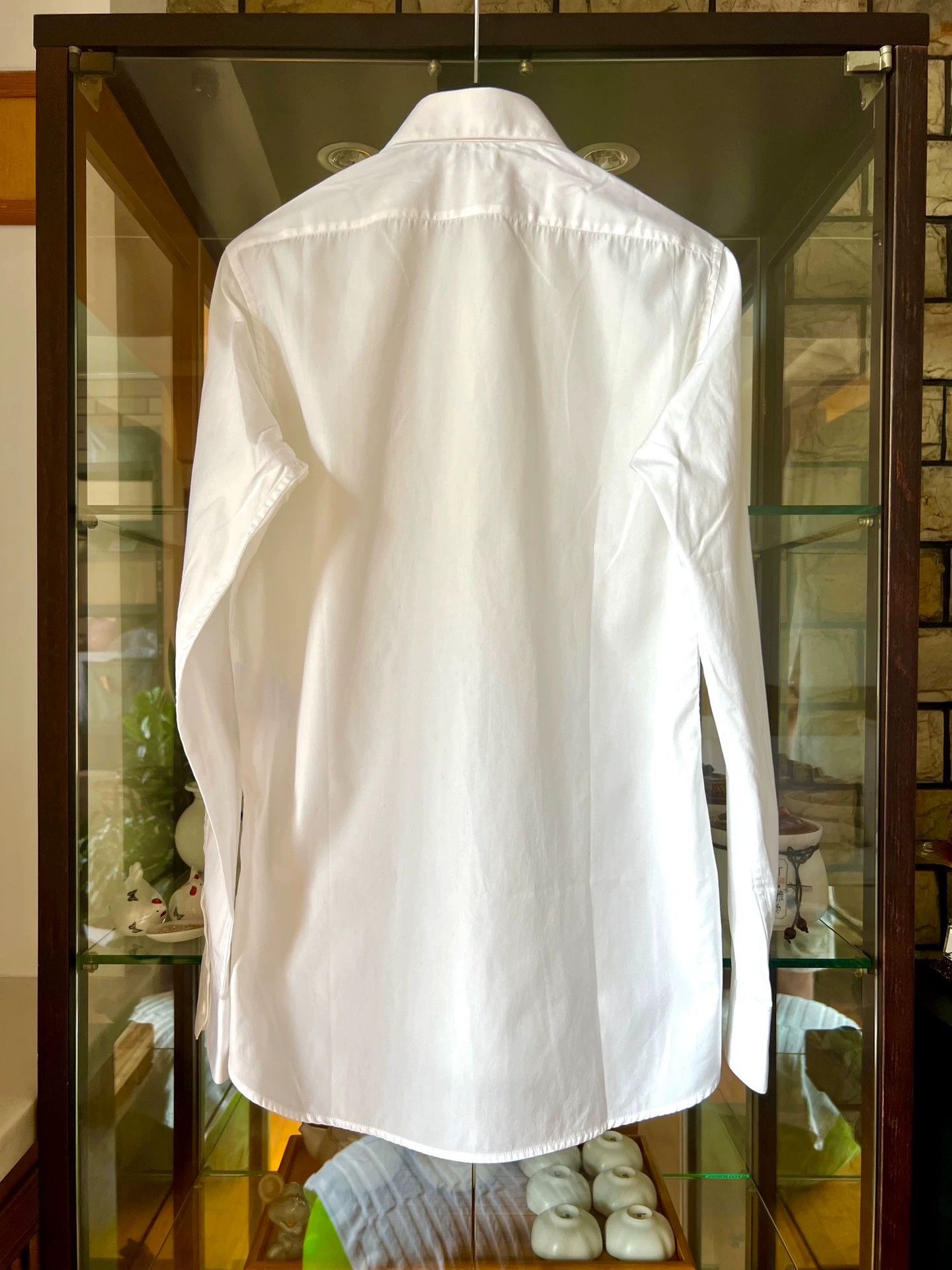 Saint Laurent Paris Saint Laurent Paris 13ss Year White Poplin Shirt Size US S / EU 44-46 / 1 - 5 Thumbnail