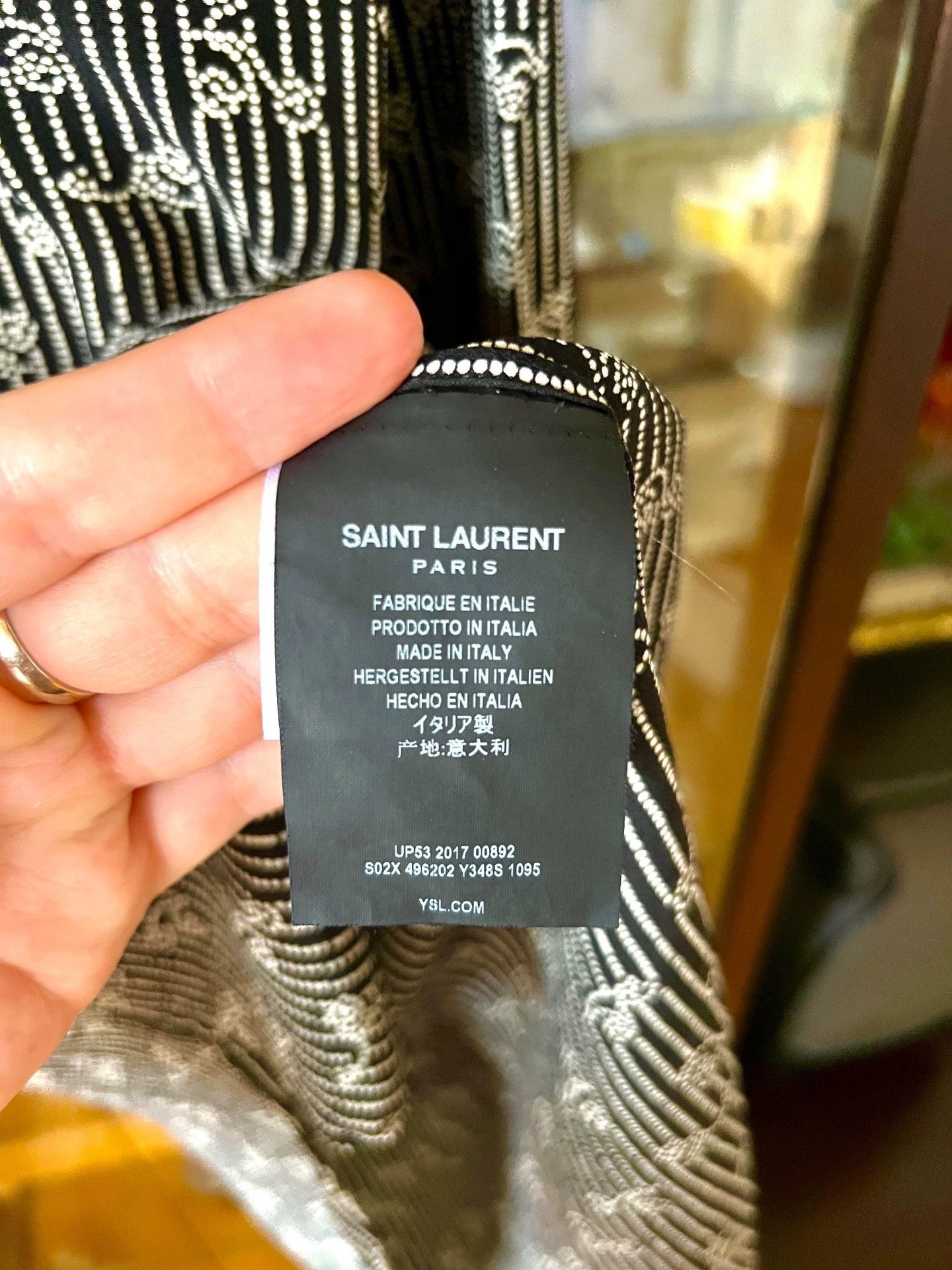 Saint Laurent Paris Saint Laurent Paris Silk shirt Size US S / EU 44-46 / 1 - 6 Thumbnail