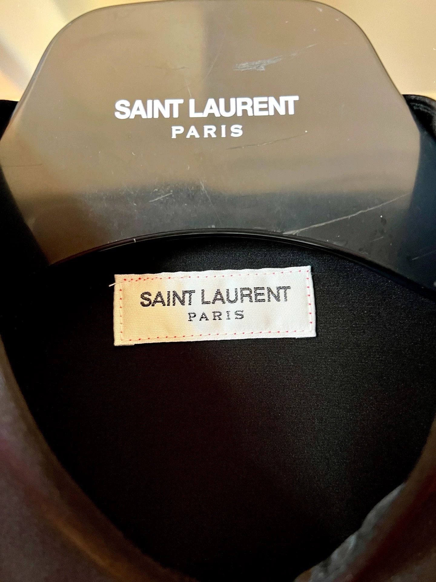 Saint Laurent Paris Saint Laurent Paris Pointed collar shirt Size US XL / EU 56 / 4 - 2 Thumbnail