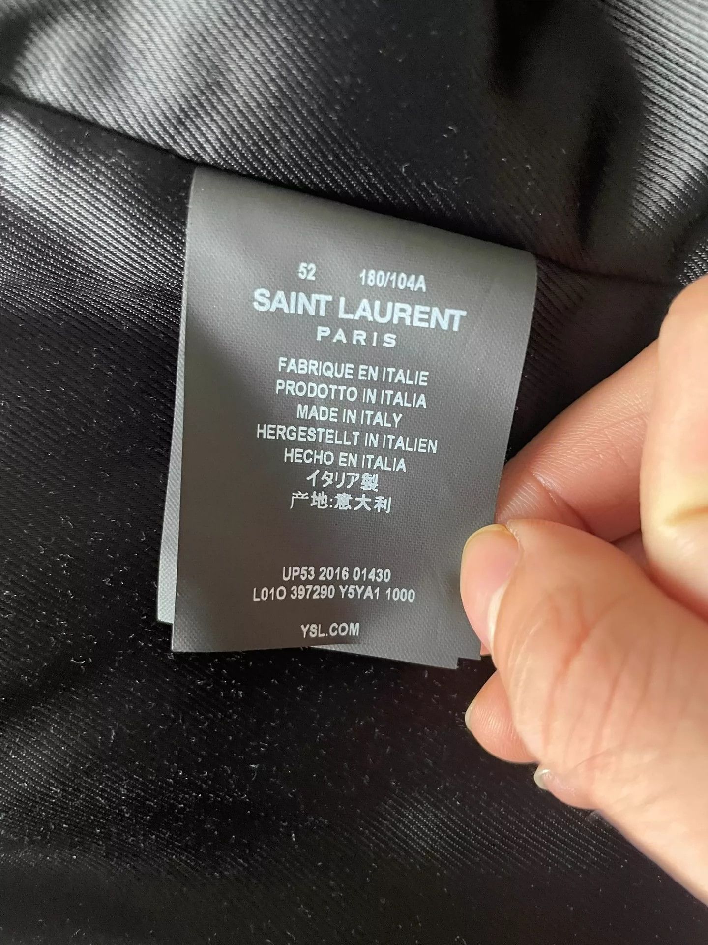 Saint Laurent Paris Saint Laurent Paris Black leather jacket Size US M / EU 48-50 / 2 - 6 Thumbnail