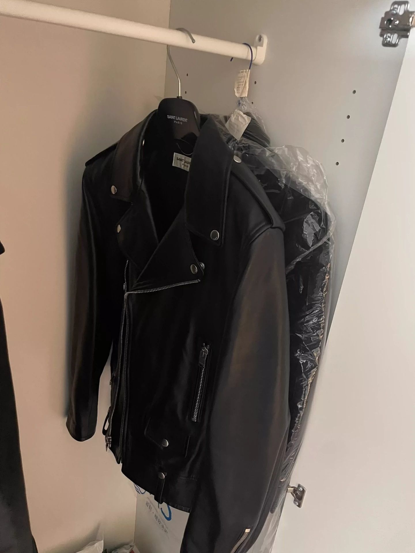 Saint Laurent Paris Saint Laurent Paris Black leather jacket Size US M / EU 48-50 / 2 - 3 Thumbnail