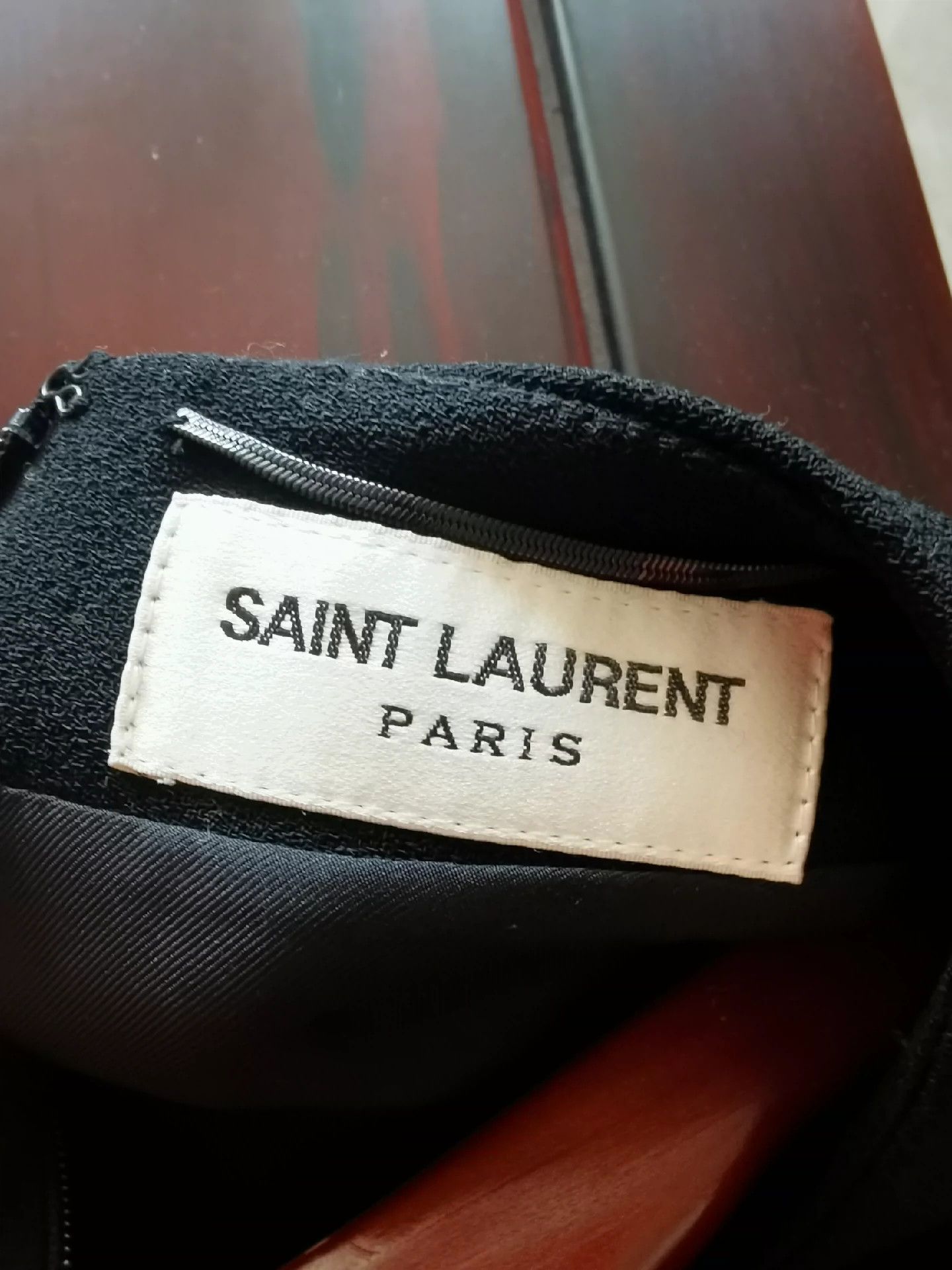 Saint Laurent Paris Saint Laurent Paris Sequined little black dress Size US 36 / EU 52 - 6 Thumbnail