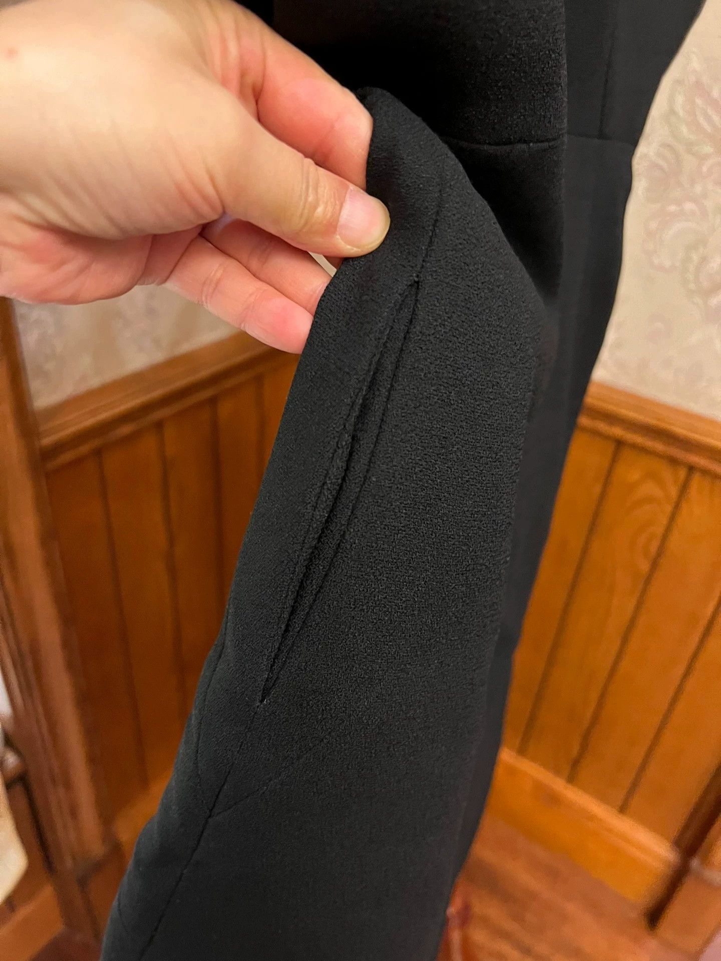 Saint Laurent Paris Saint Laurent Paris Small black dress with aura Size US 36 / EU 52 - 3 Thumbnail