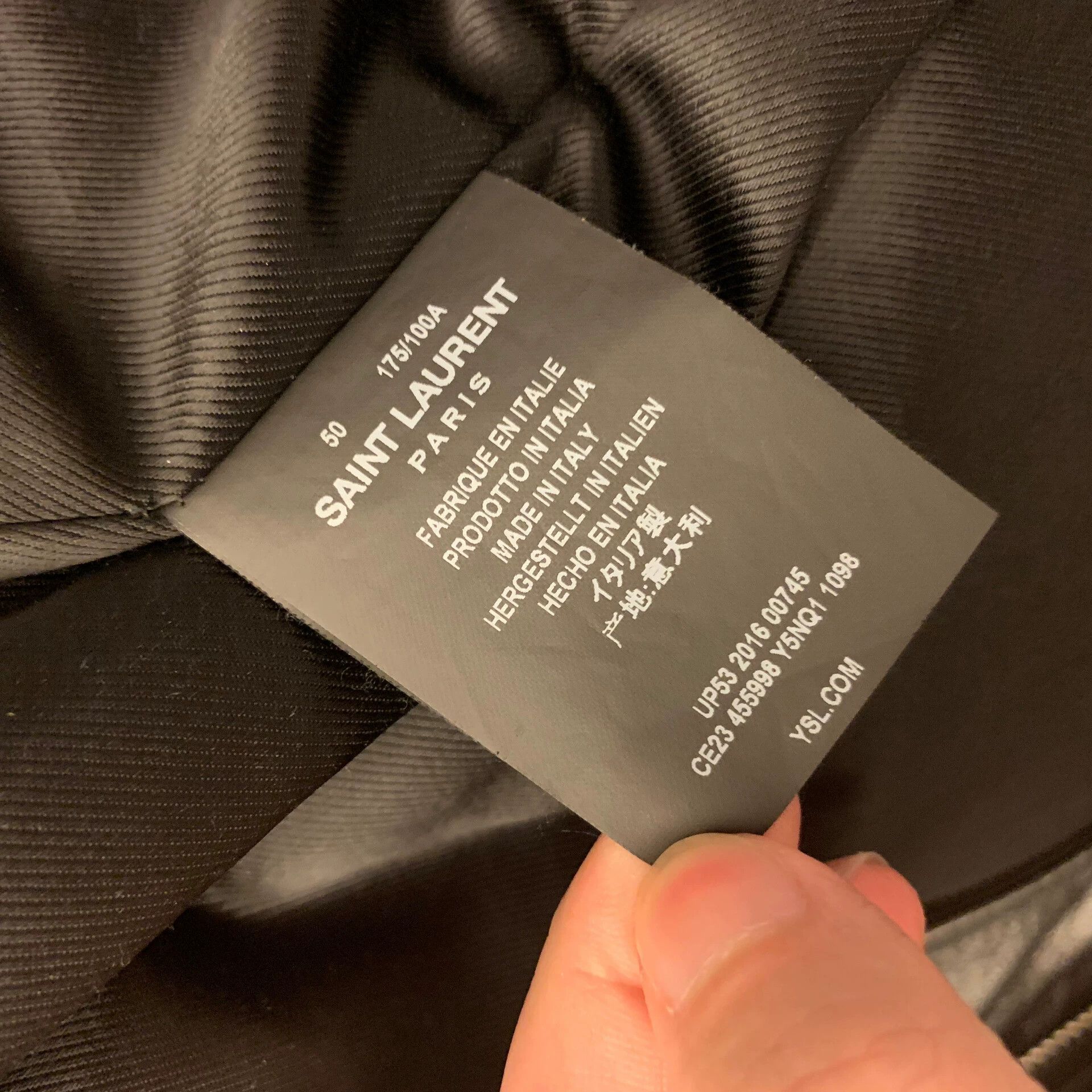 Saint Laurent Paris Saint Laurent Paris L17 Blood Tooth Skin Coat Size US M / EU 48-50 / 2 - 3 Thumbnail