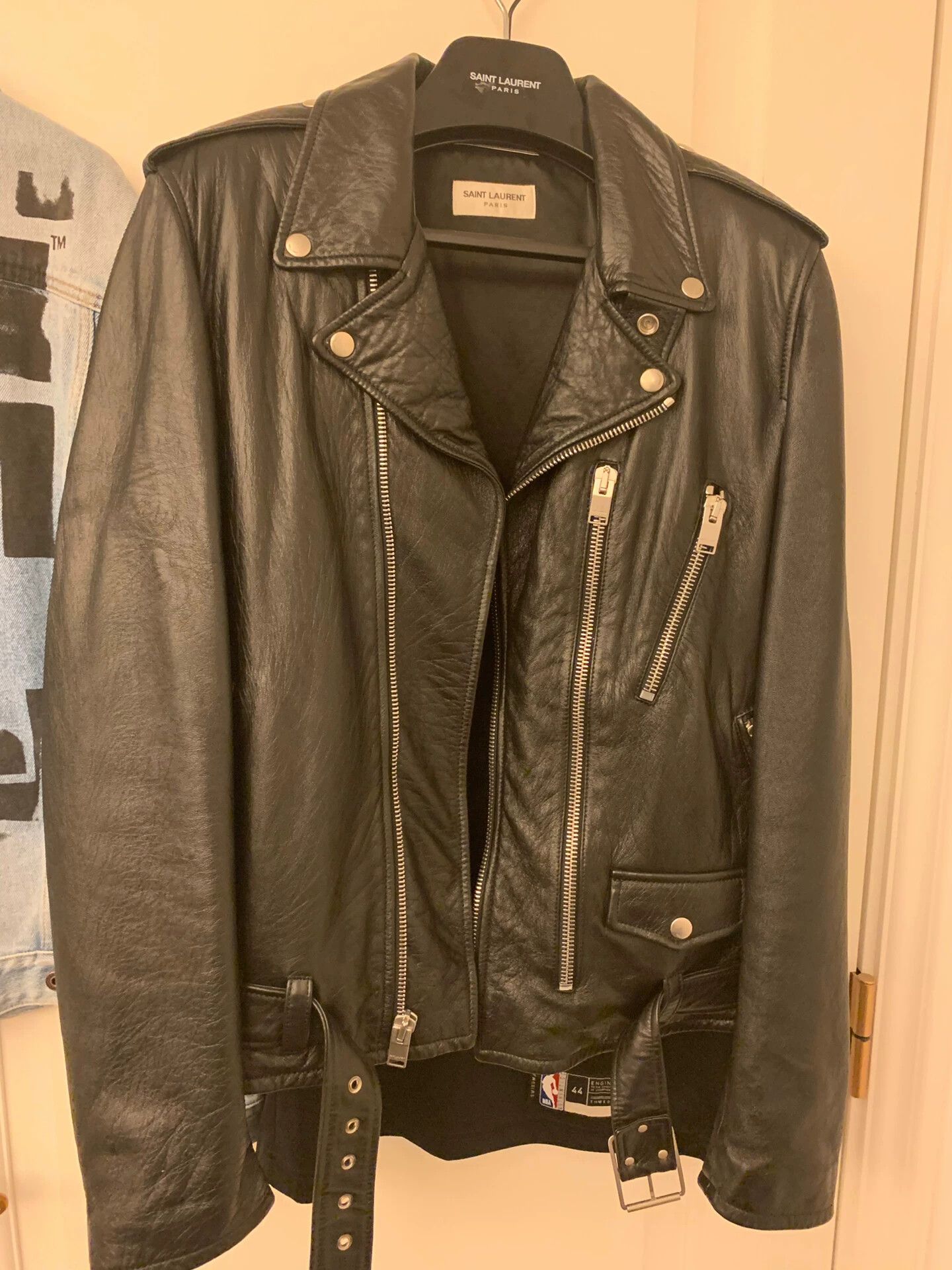 Saint Laurent Paris Saint Laurent Paris L17 Blood Tooth Skin Coat Size US M / EU 48-50 / 2 - 2 Thumbnail