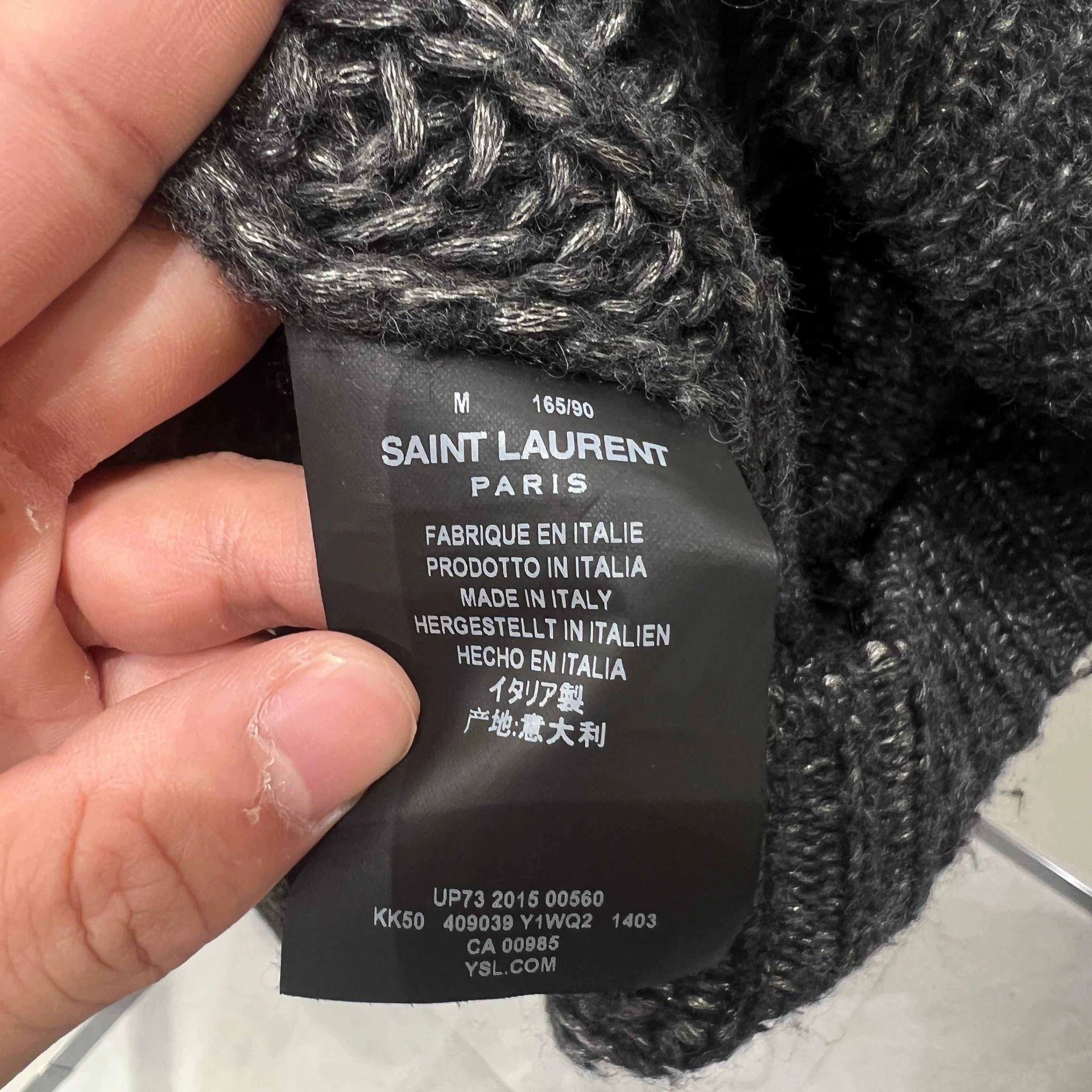 Saint Laurent Paris Saint Laurent Paris Mohair knitted sweater Size US M / EU 48-50 / 2 - 4 Thumbnail