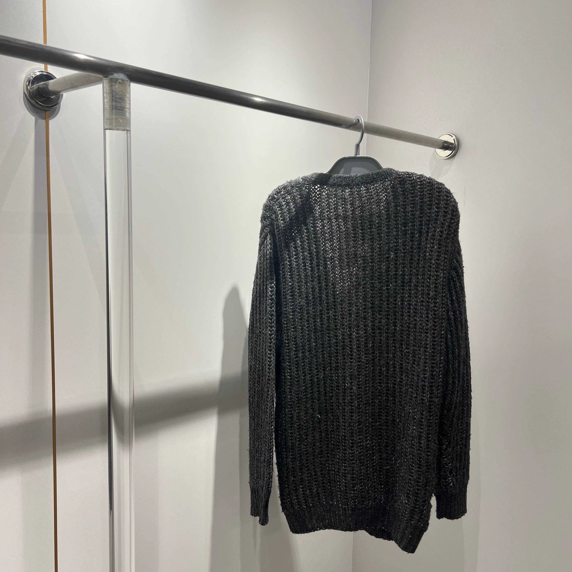 Saint Laurent Paris Saint Laurent Paris Mohair knitted sweater Size US M / EU 48-50 / 2 - 2 Thumbnail