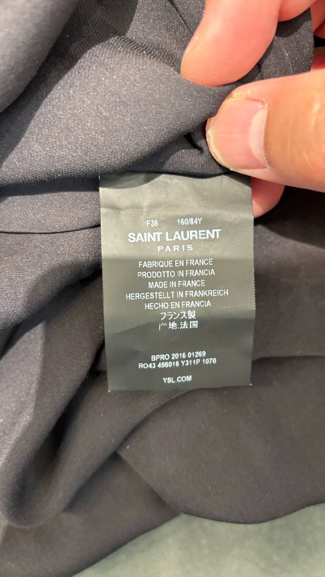 Saint Laurent Paris Saint Laurent Paris Mulberry silk star dress Size US 36 / EU 52 - 4 Thumbnail