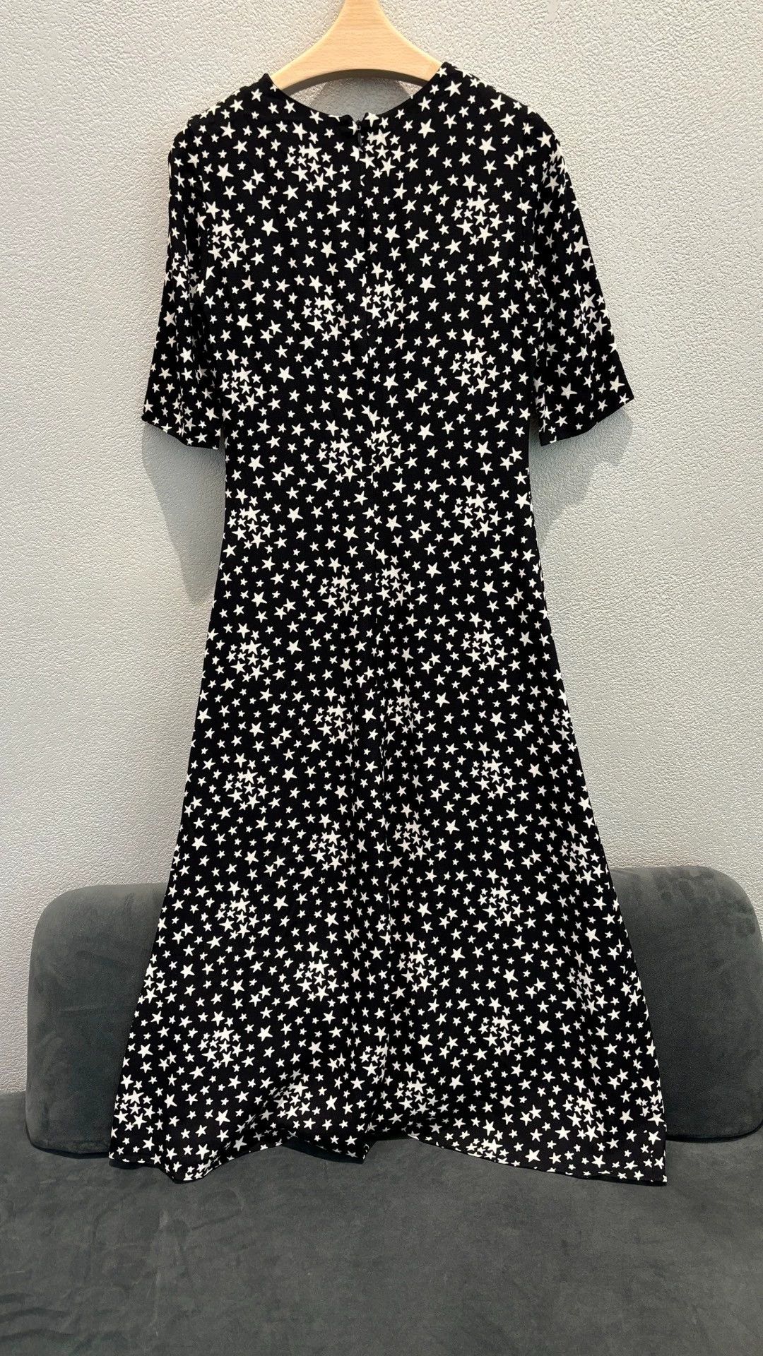 Saint Laurent Paris Saint Laurent Paris Mulberry silk star dress Size US 36 / EU 52 - 3 Thumbnail