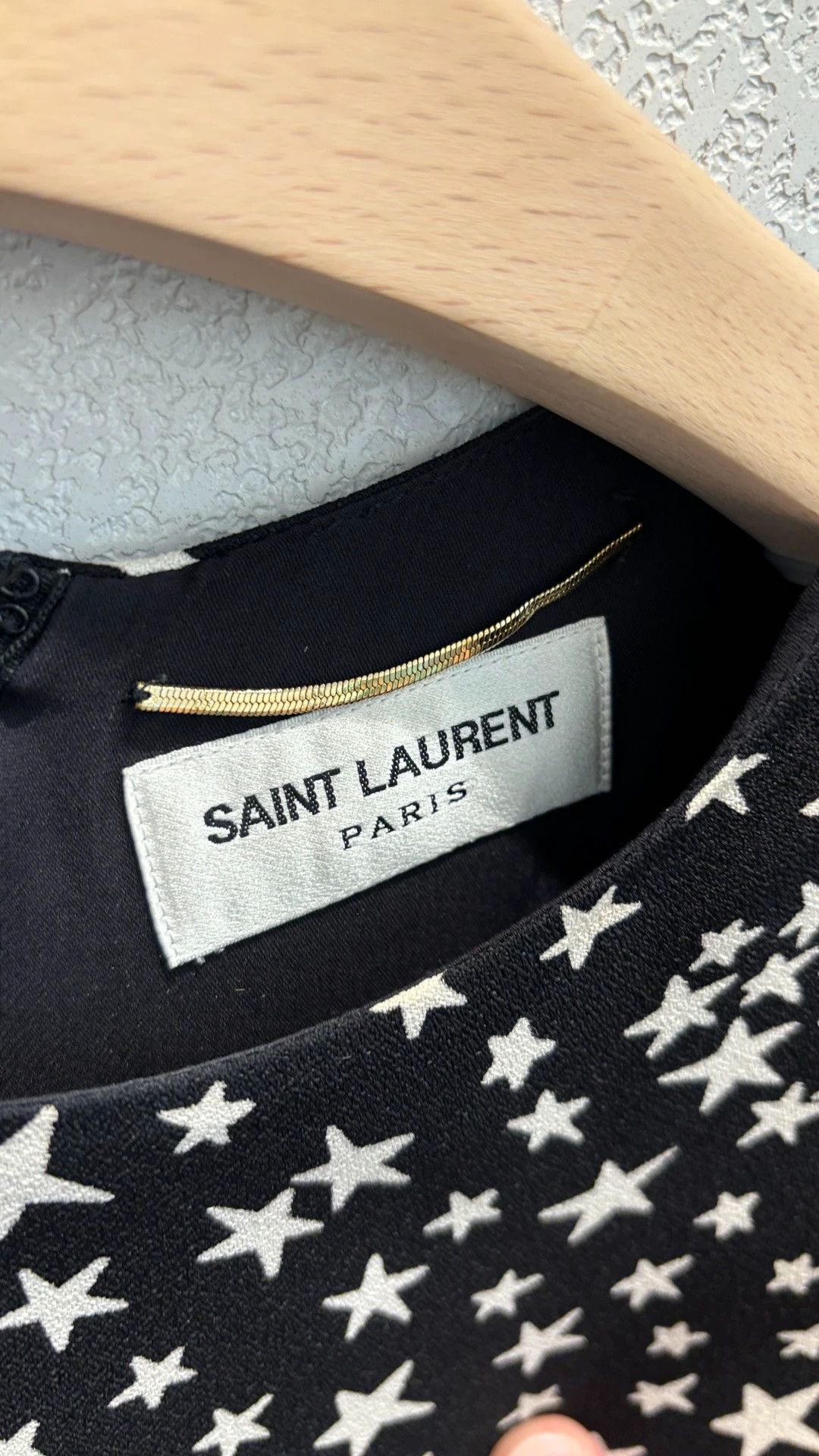 Saint Laurent Paris Saint Laurent Paris Mulberry silk star dress Size US 36 / EU 52 - 2 Thumbnail