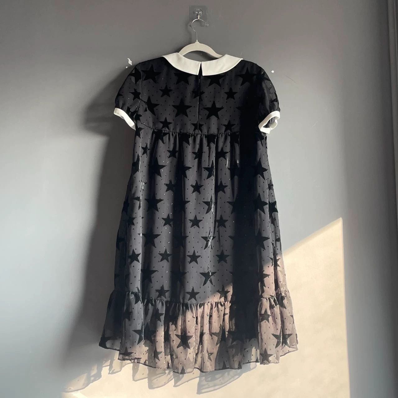 Saint Laurent Paris Saint Laurent Paris Black Star Dress Size US 40 / EU 56 - 2 Thumbnail
